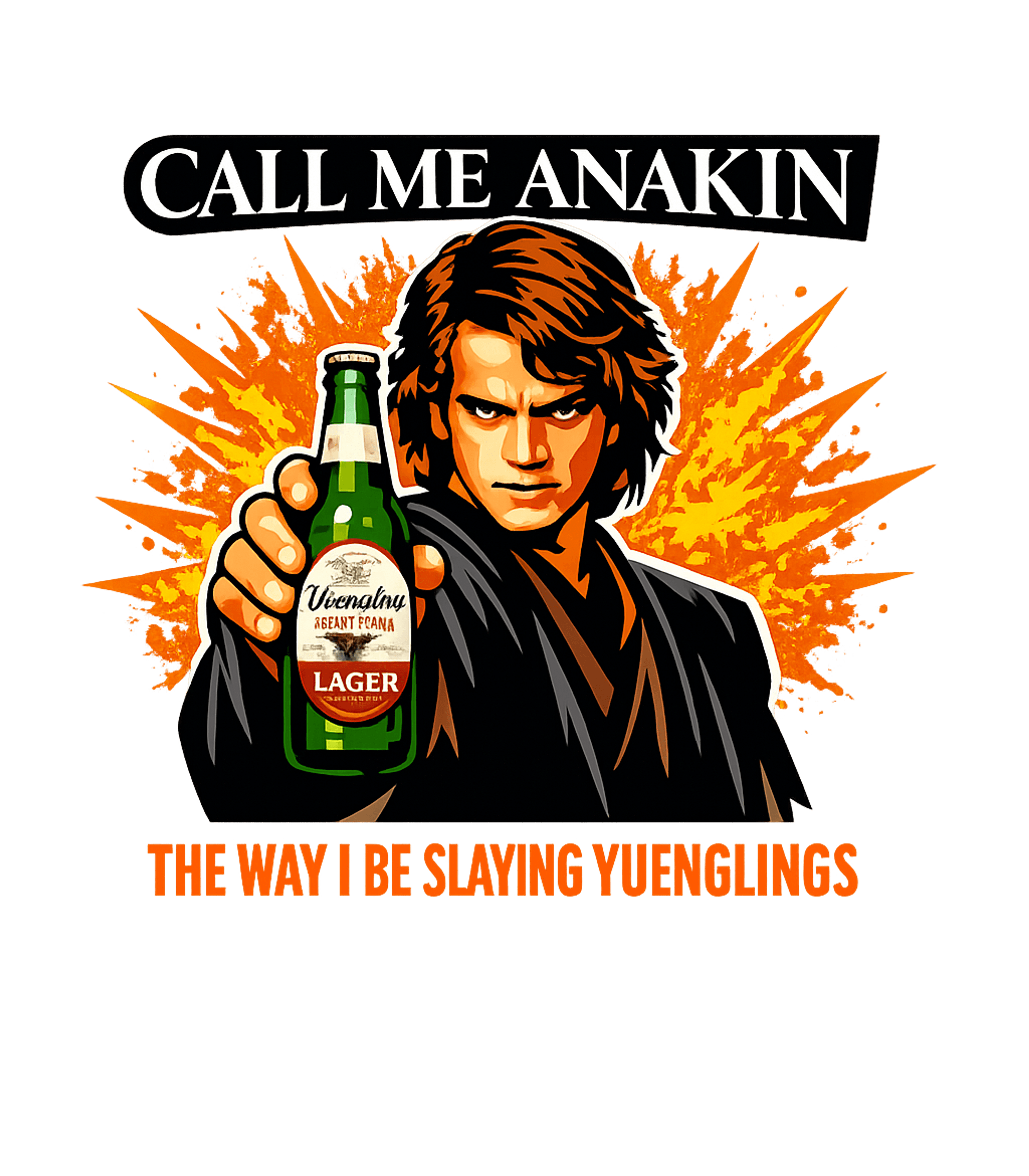 Anakin Yuengling Slayer Meme Humor Premium T-Shirt featuring This humorous graphic tee combines a beloved sci-fi characte – designed by Geoff Brown @ SunFrog Anakin Yuengling Slayer Meme Humor Premium T-Shirt featuring This humorous graphic tee combines a beloved sci-fi characte – designed by Geoff Brown @ SunFrog