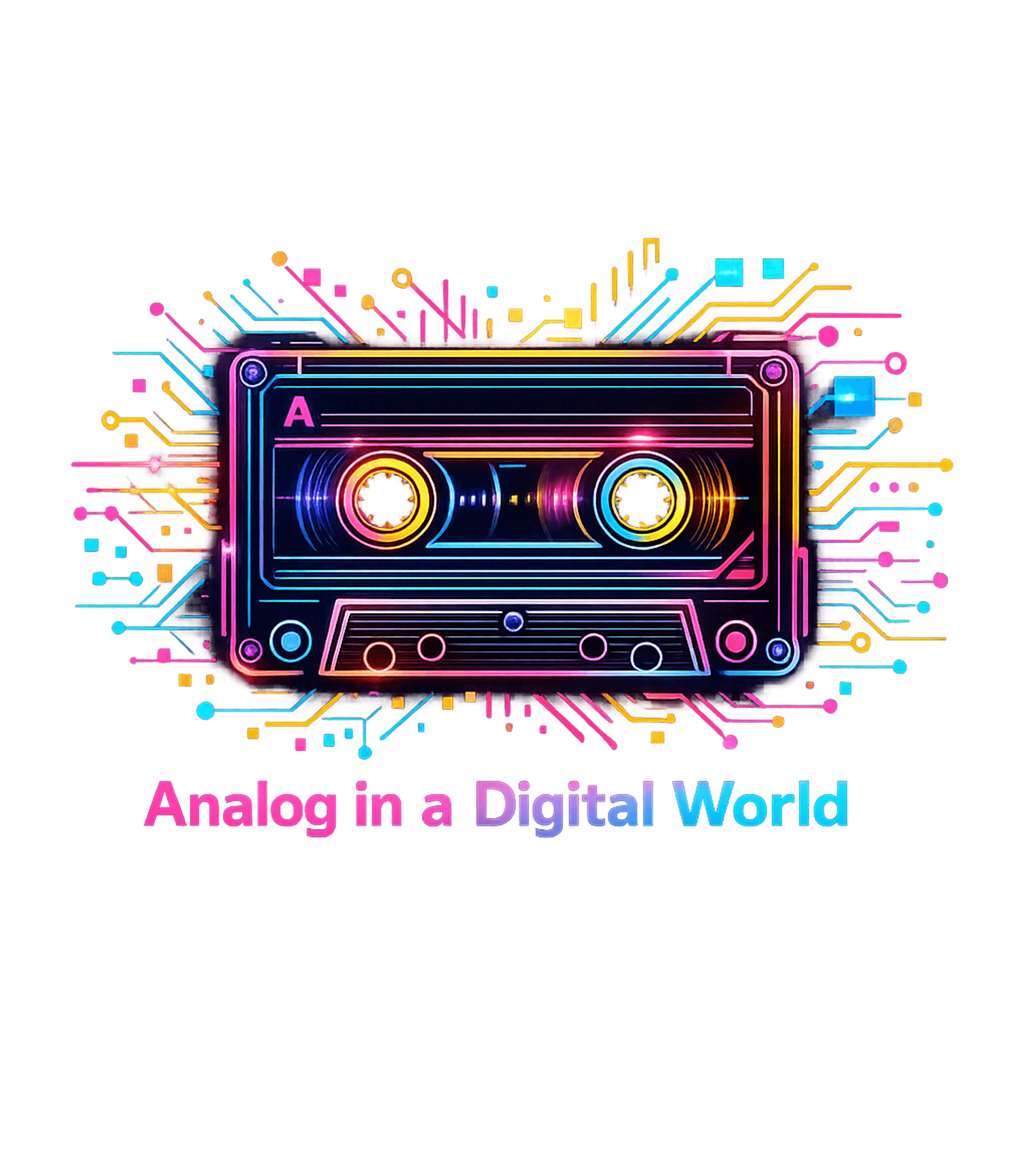 Analog Digital World Music Hooded Sweatshirt featuring Showcase your love for vintage tech with this vibrant neon c – designed by Geoff Brown @ SunFrog Analog Digital World Music Hooded Sweatshirt featuring Showcase your love for vintage tech with this vibrant neon c – designed by Geoff Brown @ SunFrog