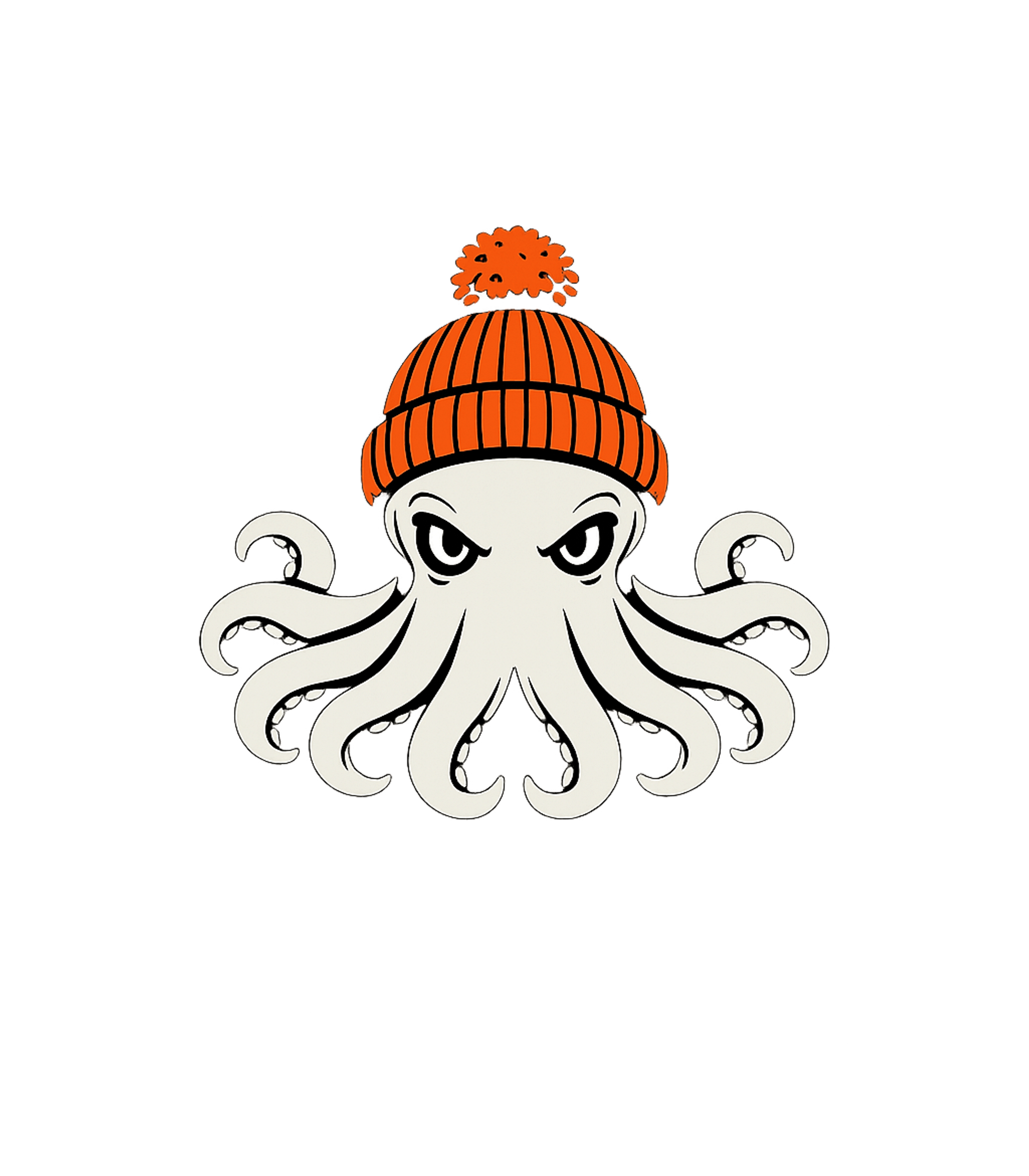 Angry Octopus Beanie Wildlife Premium T-Shirt featuring This bold graphic features an angry-looking octopus sporting – designed by Geoff Brown @ SunFrog Angry Octopus Beanie Wildlife Premium T-Shirt featuring This bold graphic features an angry-looking octopus sporting – designed by Geoff Brown @ SunFrog