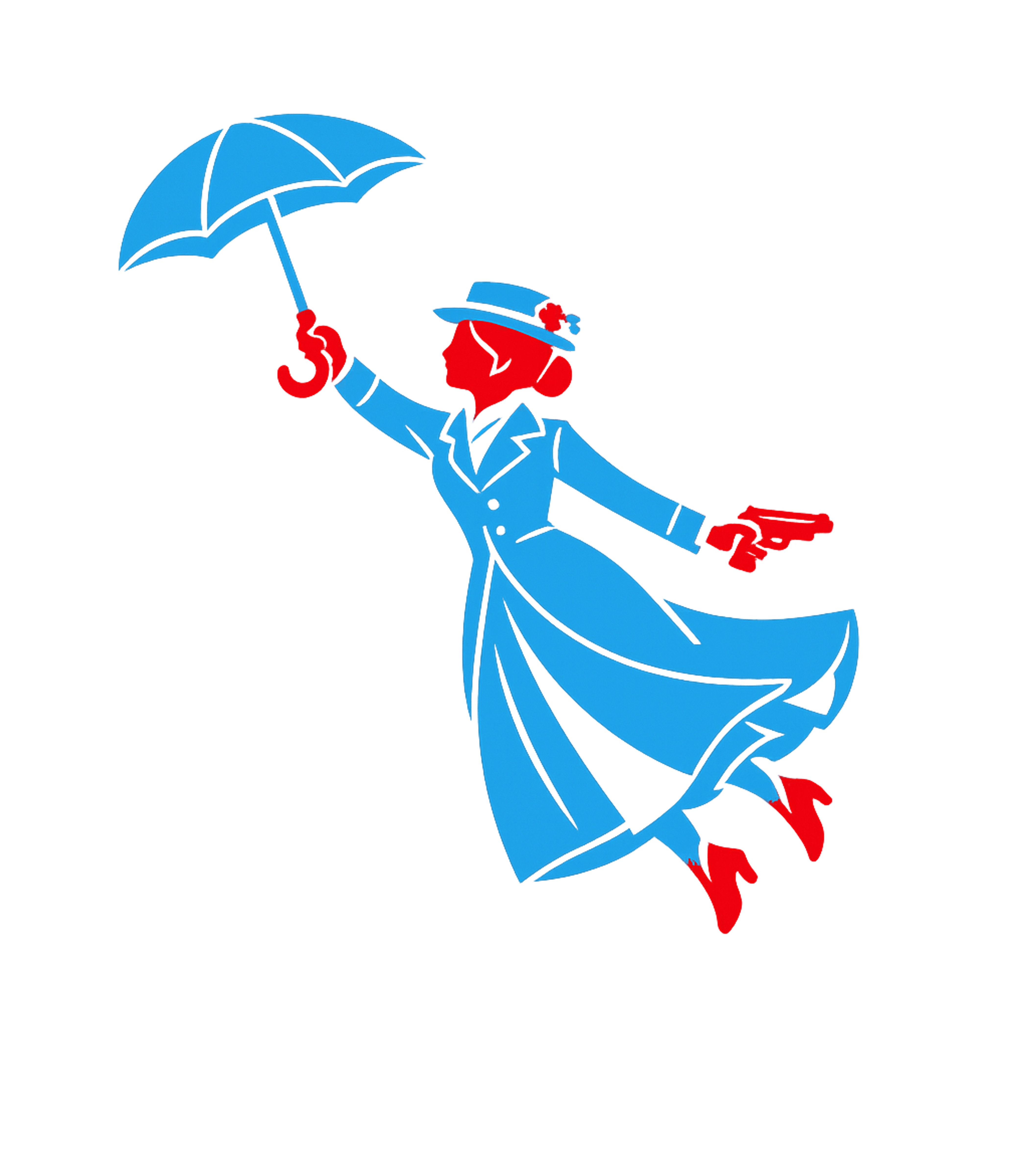 Armed Umbrella Lady Sarcasm Premium T-Shirt featuring This bold graphic artwork features a flying umbrella lady wi – designed by Geoff Brown @ SunFrog Armed Umbrella Lady Sarcasm Premium T-Shirt featuring This bold graphic artwork features a flying umbrella lady wi – designed by Geoff Brown @ SunFrog