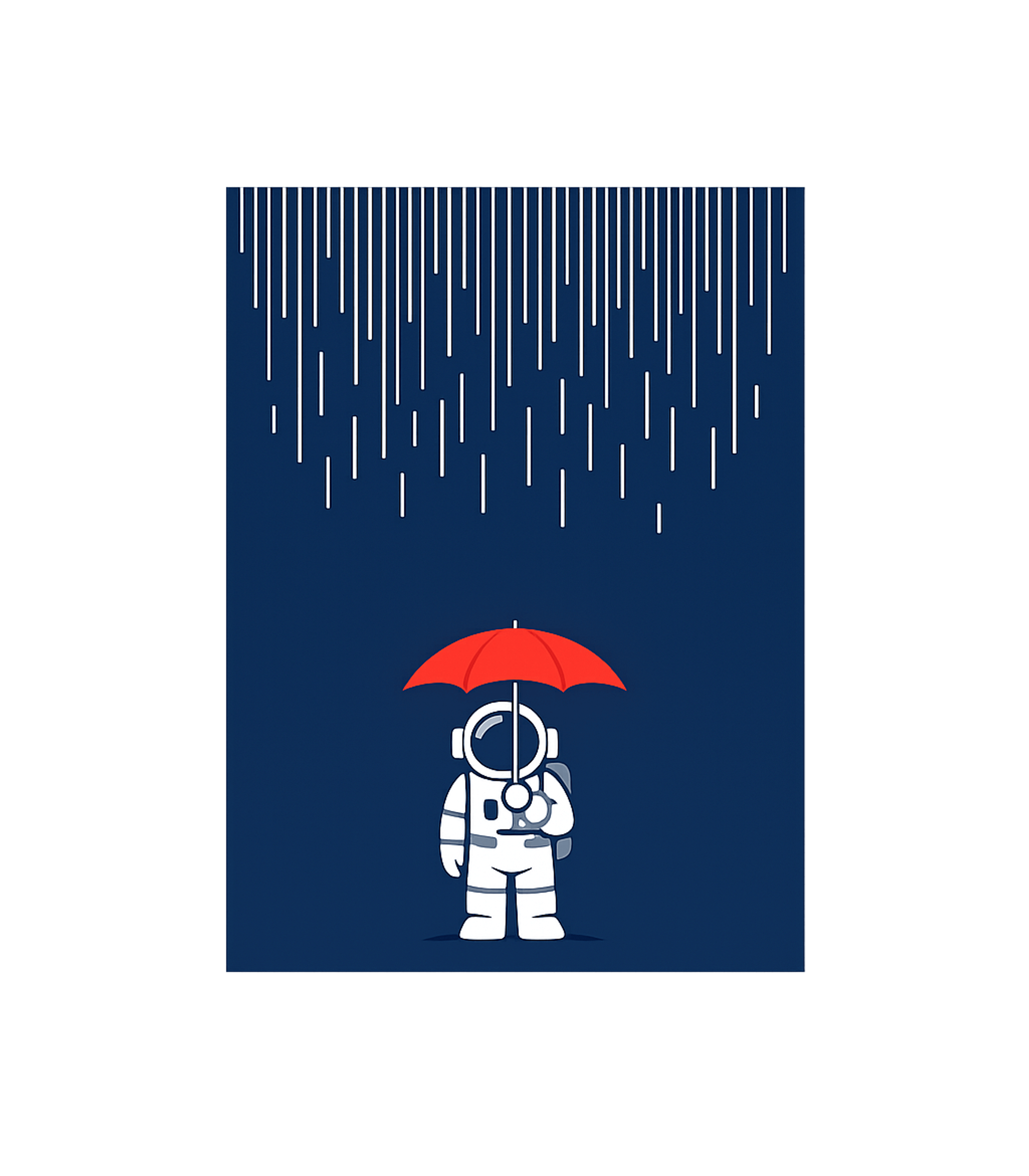 Astronaut Rain Umbrella Travel Crewneck Sweatshirt featuring This whimsical graphic features a lone astronaut holding a b – designed by Geoff Brown @ SunFrog Astronaut Rain Umbrella Travel Crewneck Sweatshirt featuring This whimsical graphic features a lone astronaut holding a b – designed by Geoff Brown @ SunFrog