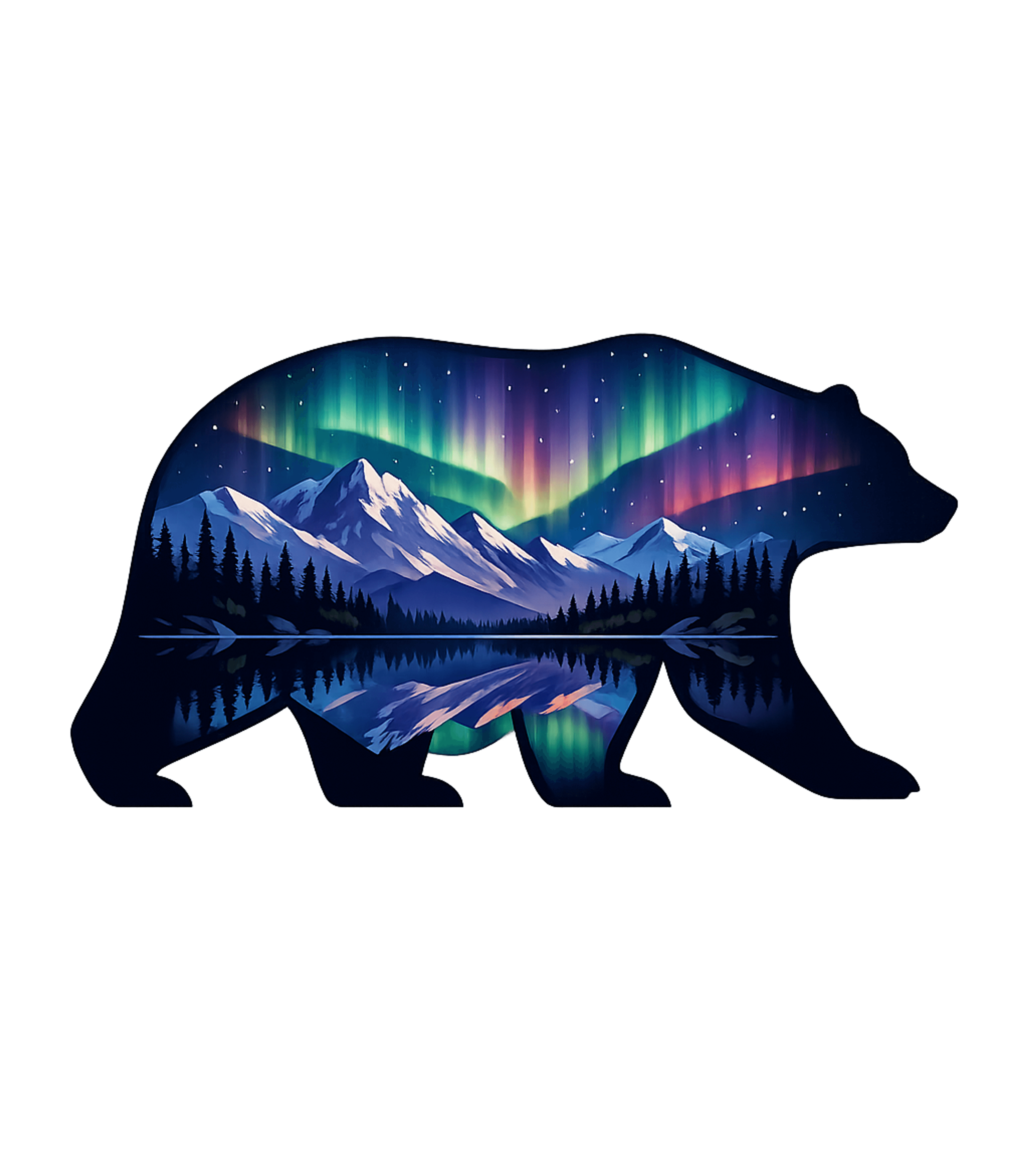 Aurora Bear Silhouette Wildlife Crewneck Sweatshirt featuring Embrace the magic of the wild with this stunning graphic tee – designed by Geoff Brown @ SunFrog Aurora Bear Silhouette Wildlife Crewneck Sweatshirt featuring Embrace the magic of the wild with this stunning graphic tee – designed by Geoff Brown @ SunFrog