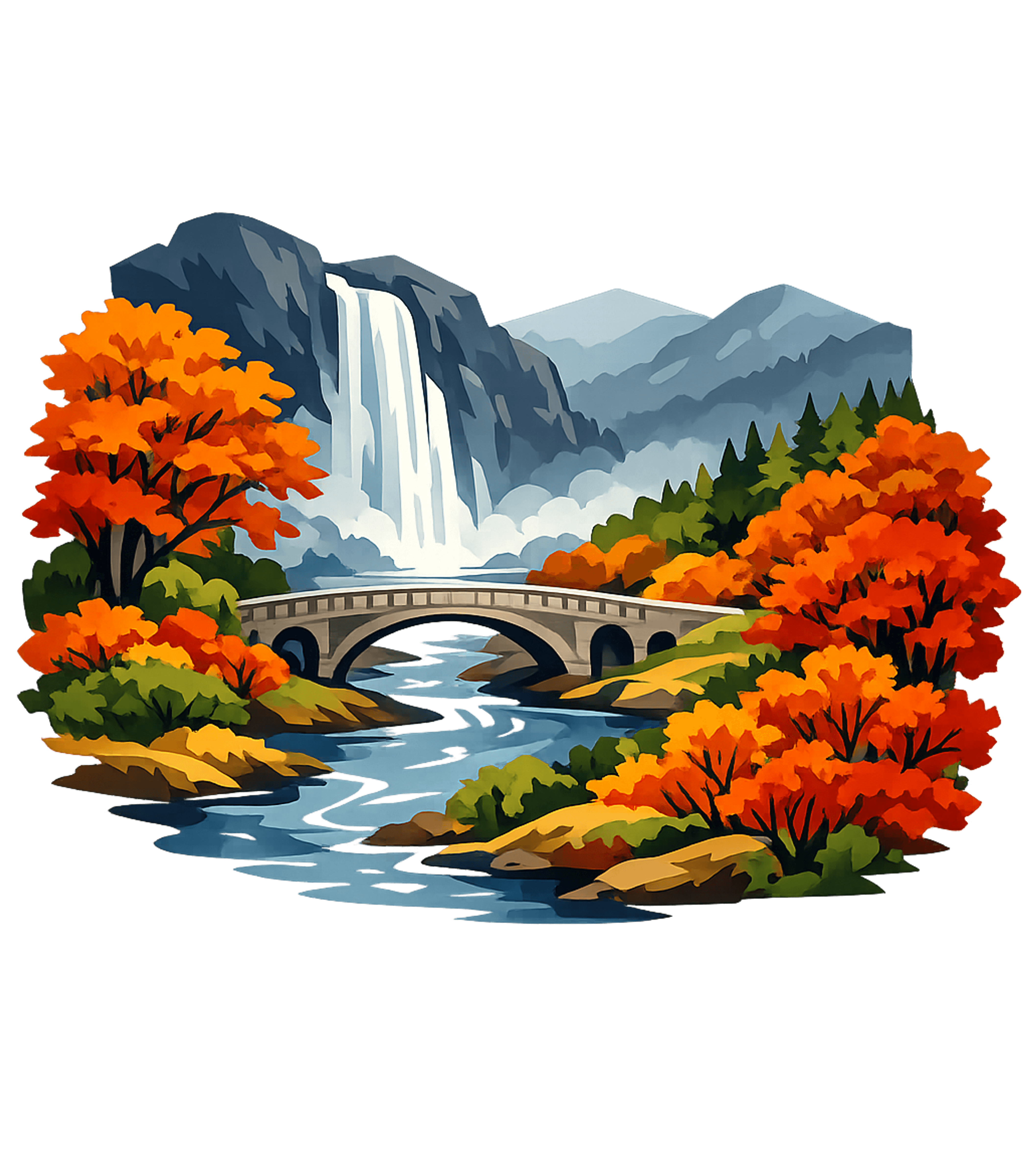 Autumn River Falls Hiking Hooded Sweatshirt featuring Celebrate the beauty of fall with this vibrant artwork featu – designed by Geoff Brown @ SunFrog Autumn River Falls Hiking Hooded Sweatshirt featuring Celebrate the beauty of fall with this vibrant artwork featu – designed by Geoff Brown @ SunFrog