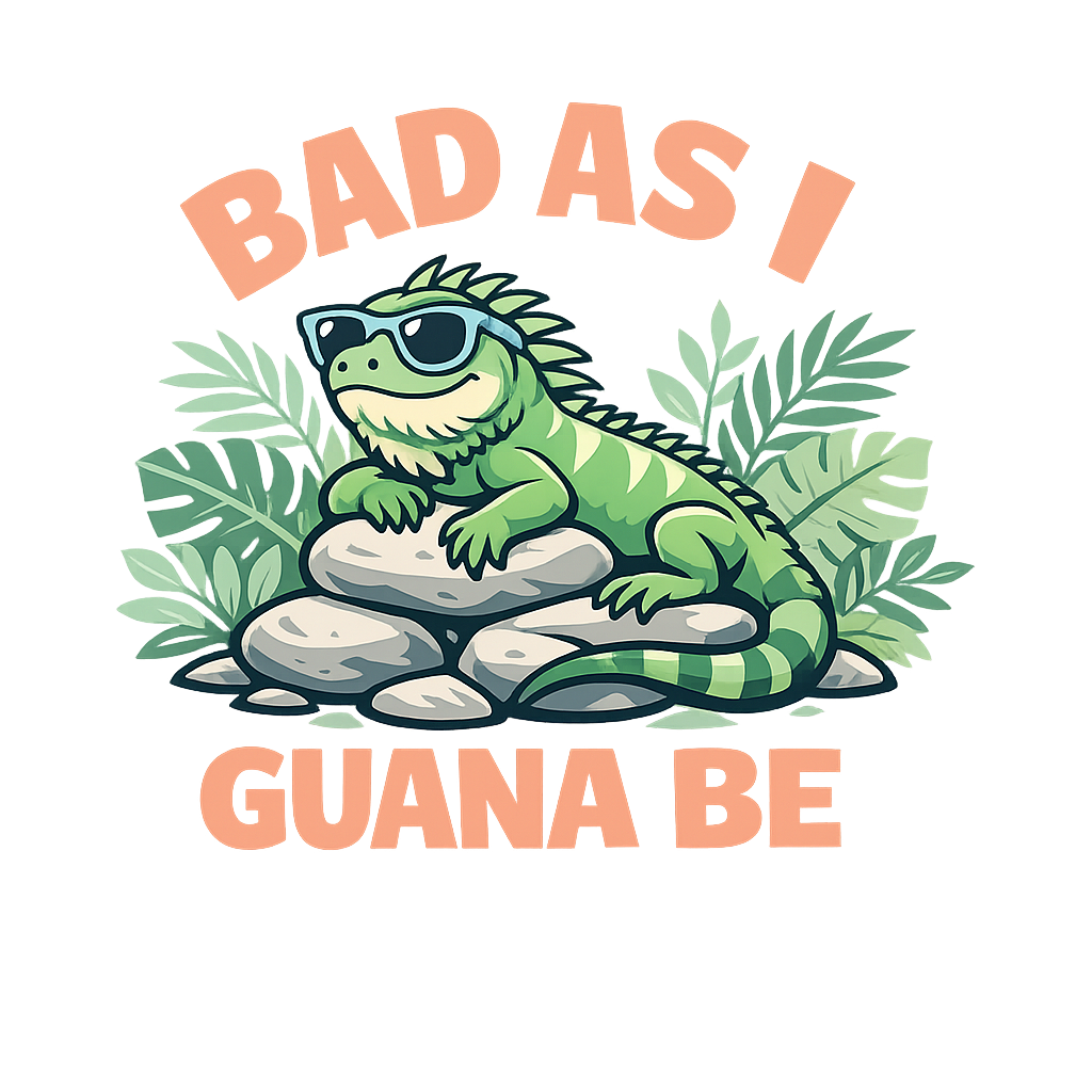 Bad As I Iguana Wildlife Hooded Sweatshirt featuring Show off your cool, punny side with this fun iguana design – designed by Destinie Laslo @ SunFrog Bad As I Iguana Wildlife Hooded Sweatshirt featuring Show off your cool, punny side with this fun iguana design – designed by Destinie Laslo @ SunFrog