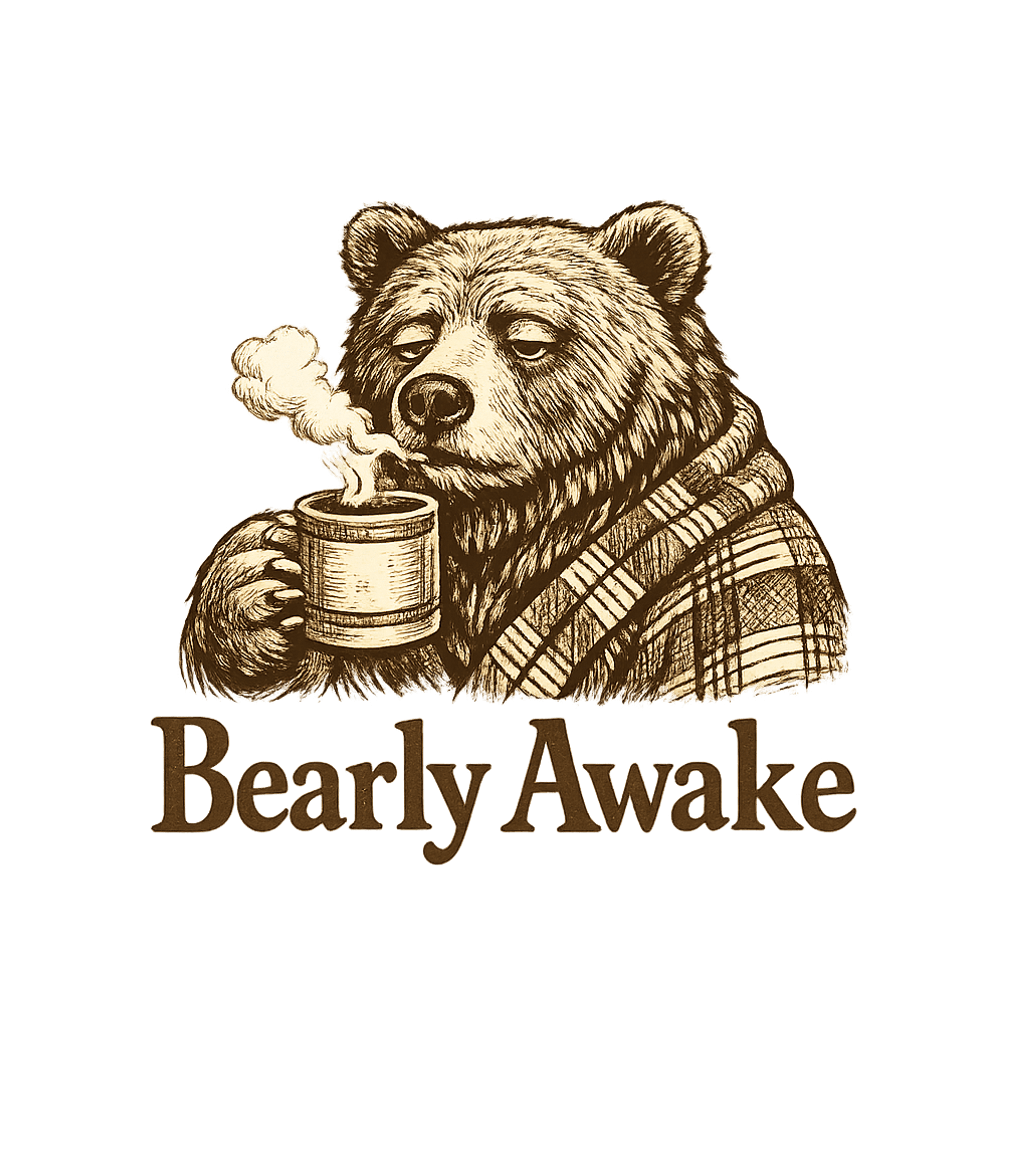 Bearly Awake Coffee Bear Wildlife Hooded Sweatshirt featuring Embrace your morning grogginess with this charming, hand-dra – designed by Geoff Brown @ SunFrog Bearly Awake Coffee Bear Wildlife Hooded Sweatshirt featuring Embrace your morning grogginess with this charming, hand-dra – designed by Geoff Brown @ SunFrog