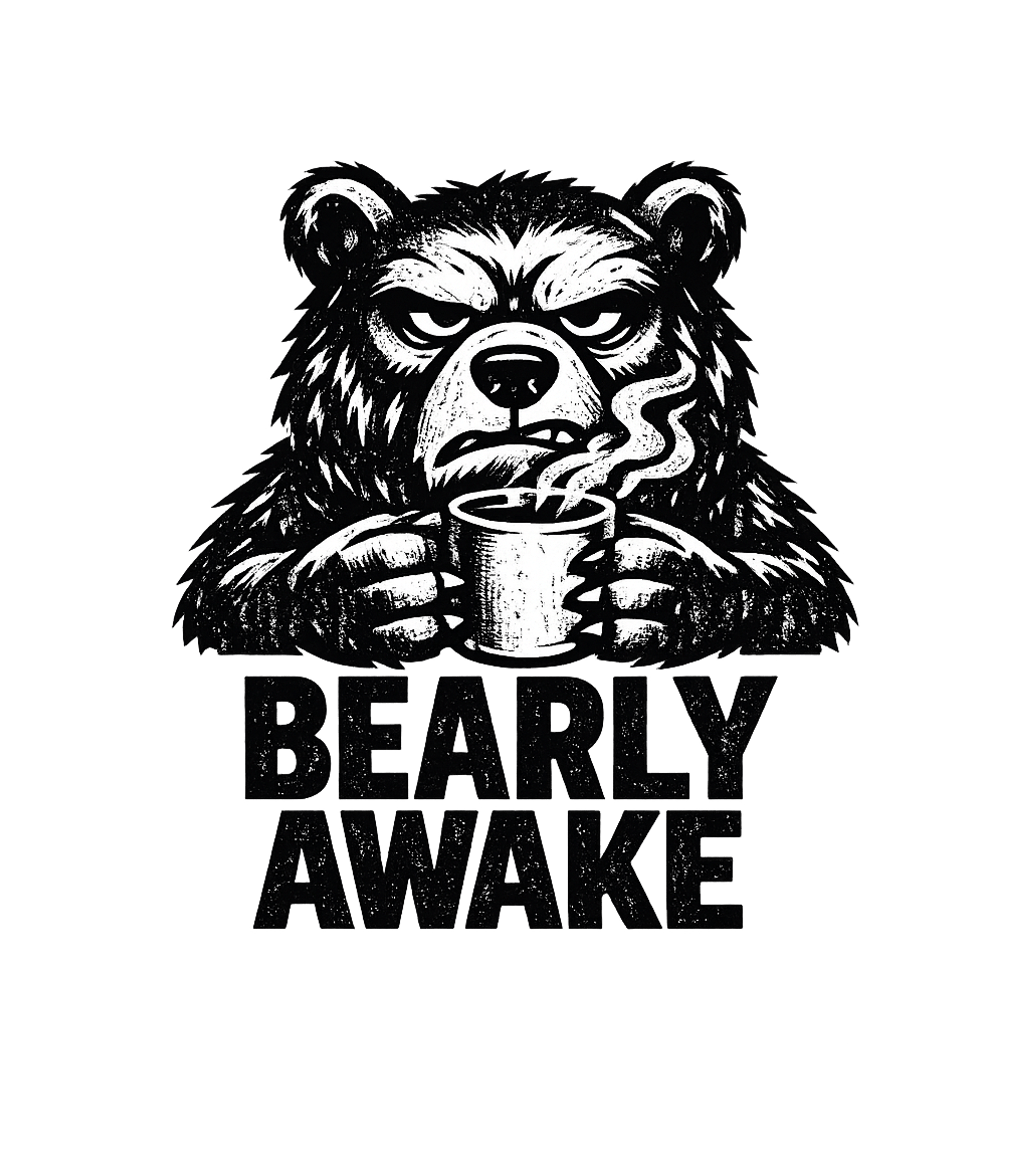 Bearly Awake Men's T Shirt Graphic Premium T-Shirt featuring Generated via Design Mixer – designed by Geoff Brown @ SunFrog Bearly Awake Men's T Shirt Graphic Premium T-Shirt featuring Generated via Design Mixer – designed by Geoff Brown @ SunFrog