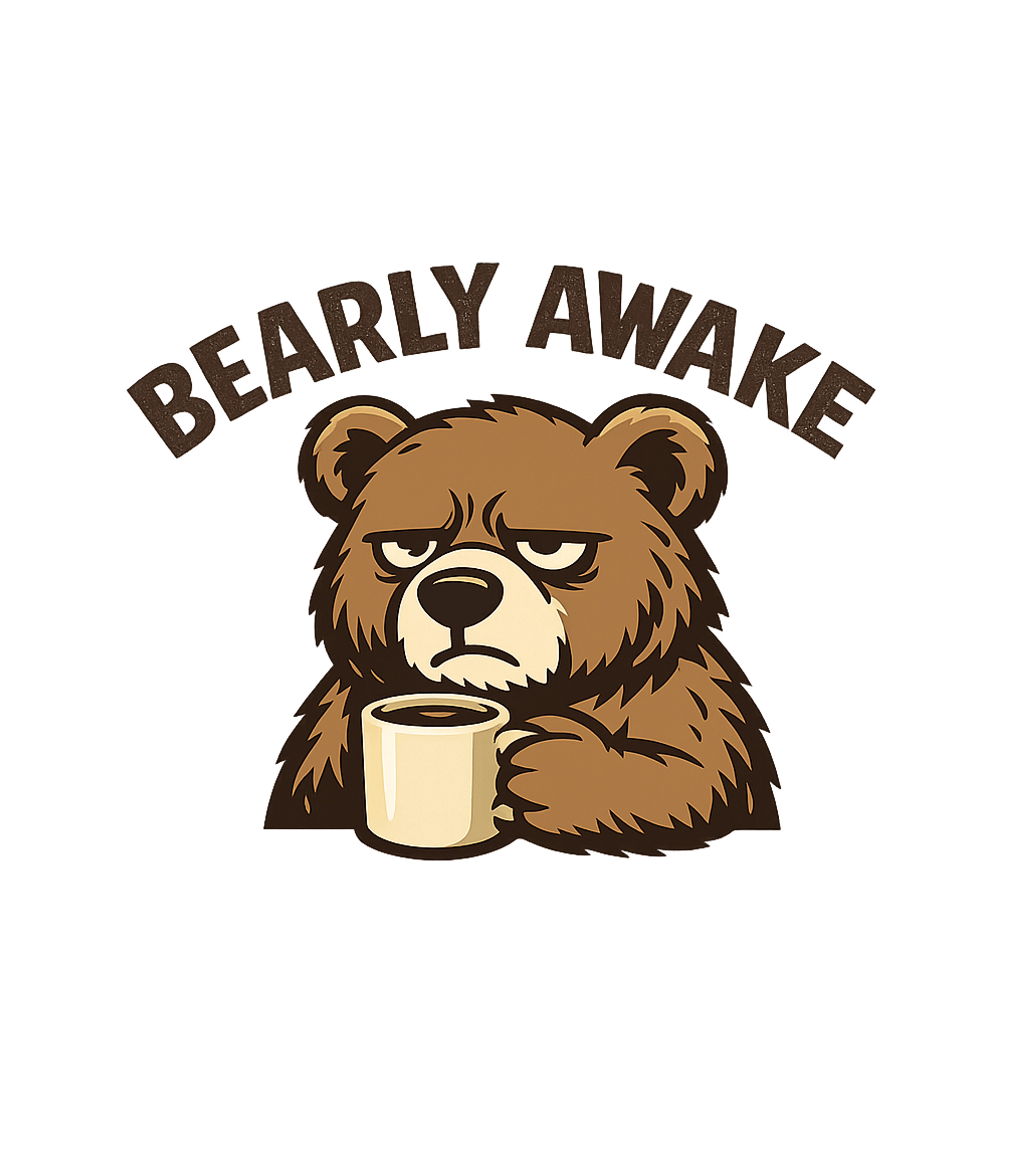 Bearly Awake Women's Crop Tee Graphic Premium T-Shirt featuring Generated via Design Mixer – designed by Geoff Brown @ SunFrog Bearly Awake Women's Crop Tee Graphic Premium T-Shirt featuring Generated via Design Mixer – designed by Geoff Brown @ SunFrog
