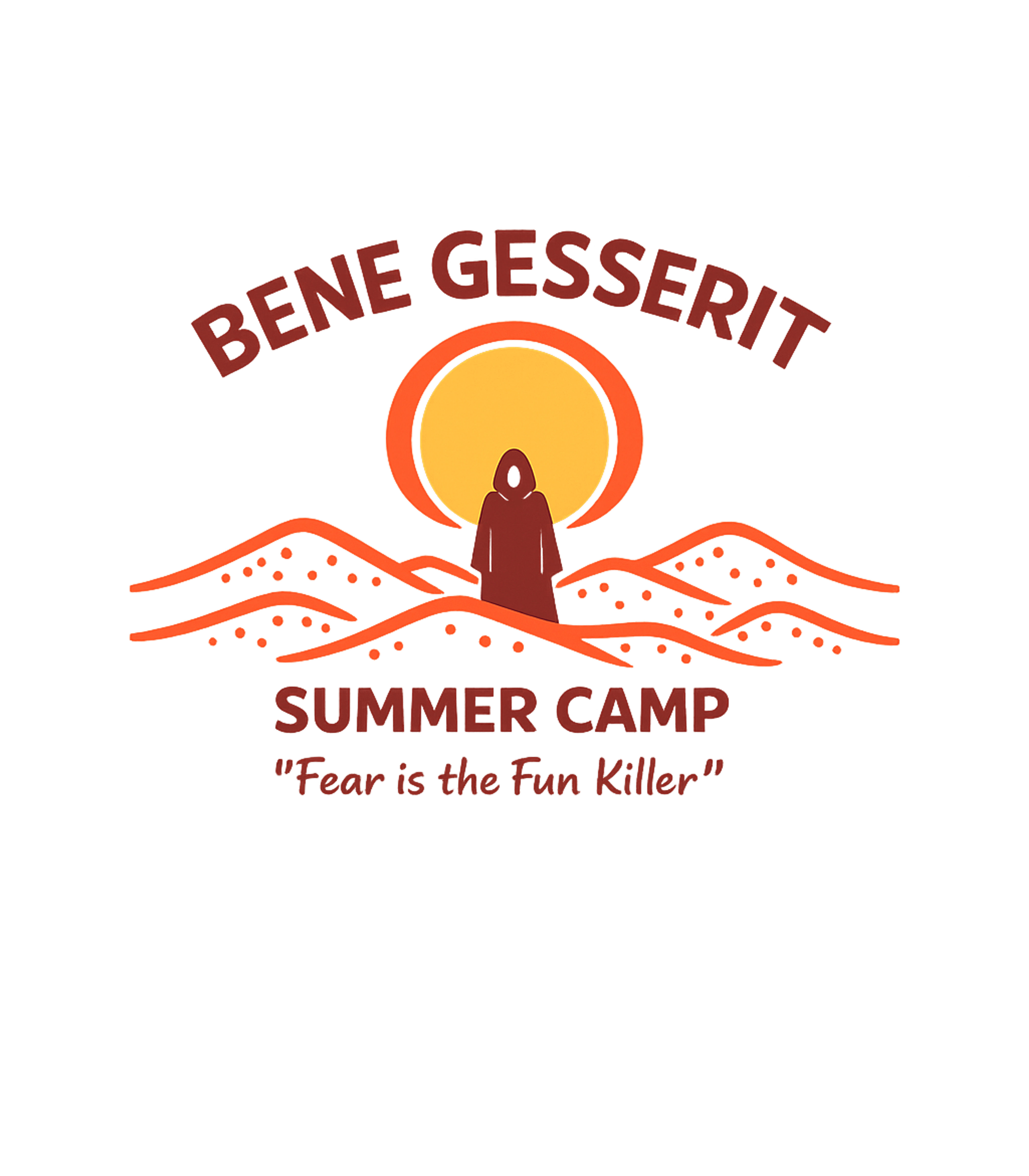 Bene Gesserit Summer Camp Sarcasm Premium T-Shirt featuring Step into the whimsical desert with this humorous 'Bene Gess – designed by Geoff Brown @ SunFrog Bene Gesserit Summer Camp Sarcasm Premium T-Shirt featuring Step into the whimsical desert with this humorous 'Bene Gess – designed by Geoff Brown @ SunFrog