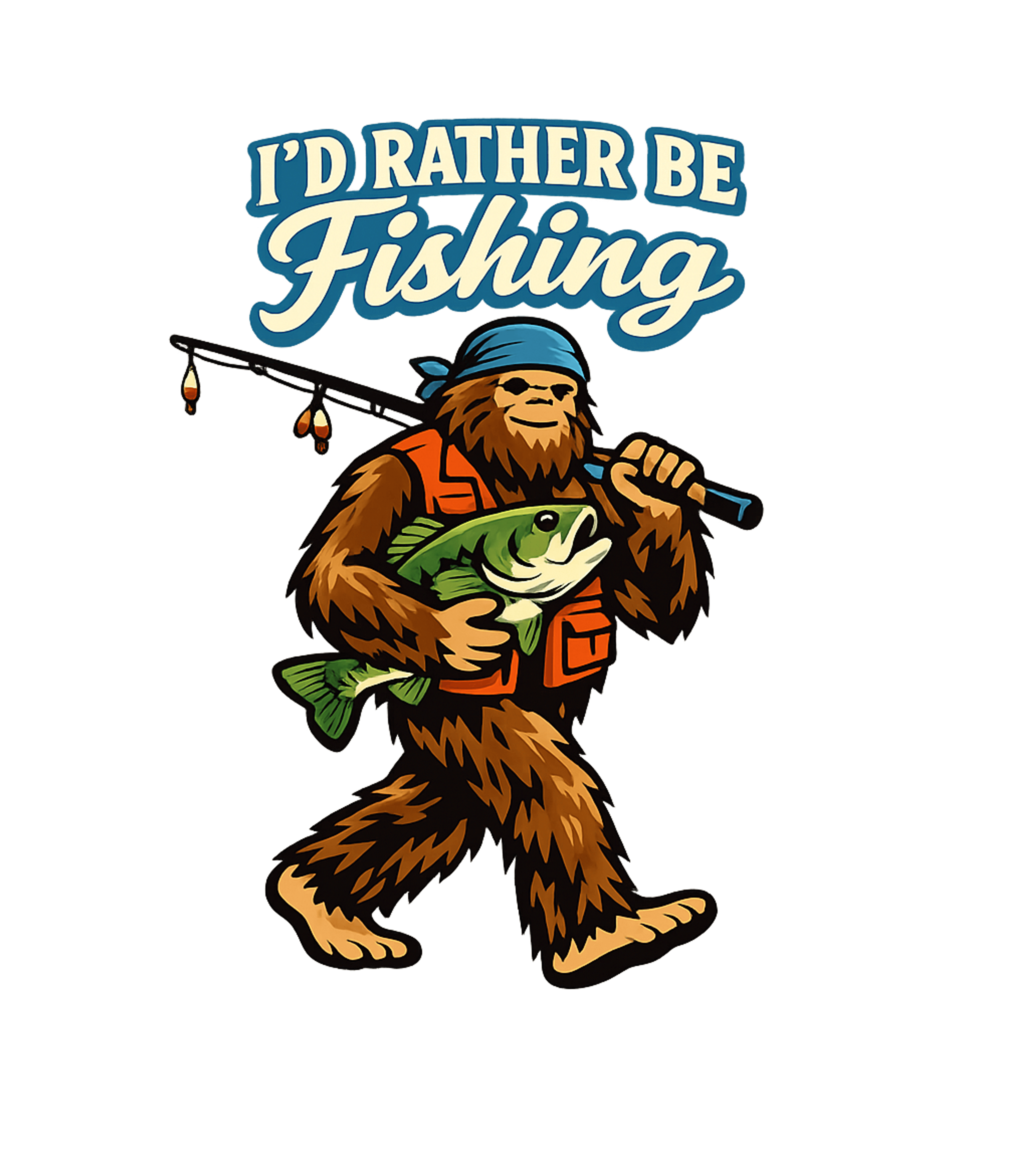 Bigfoot Fishing Time Fishing Hooded Sweatshirt featuring This fun graphic tee features a friendly Bigfoot enjoying hi – designed by Geoff Brown @ SunFrog Bigfoot Fishing Time Fishing Hooded Sweatshirt featuring This fun graphic tee features a friendly Bigfoot enjoying hi – designed by Geoff Brown @ SunFrog