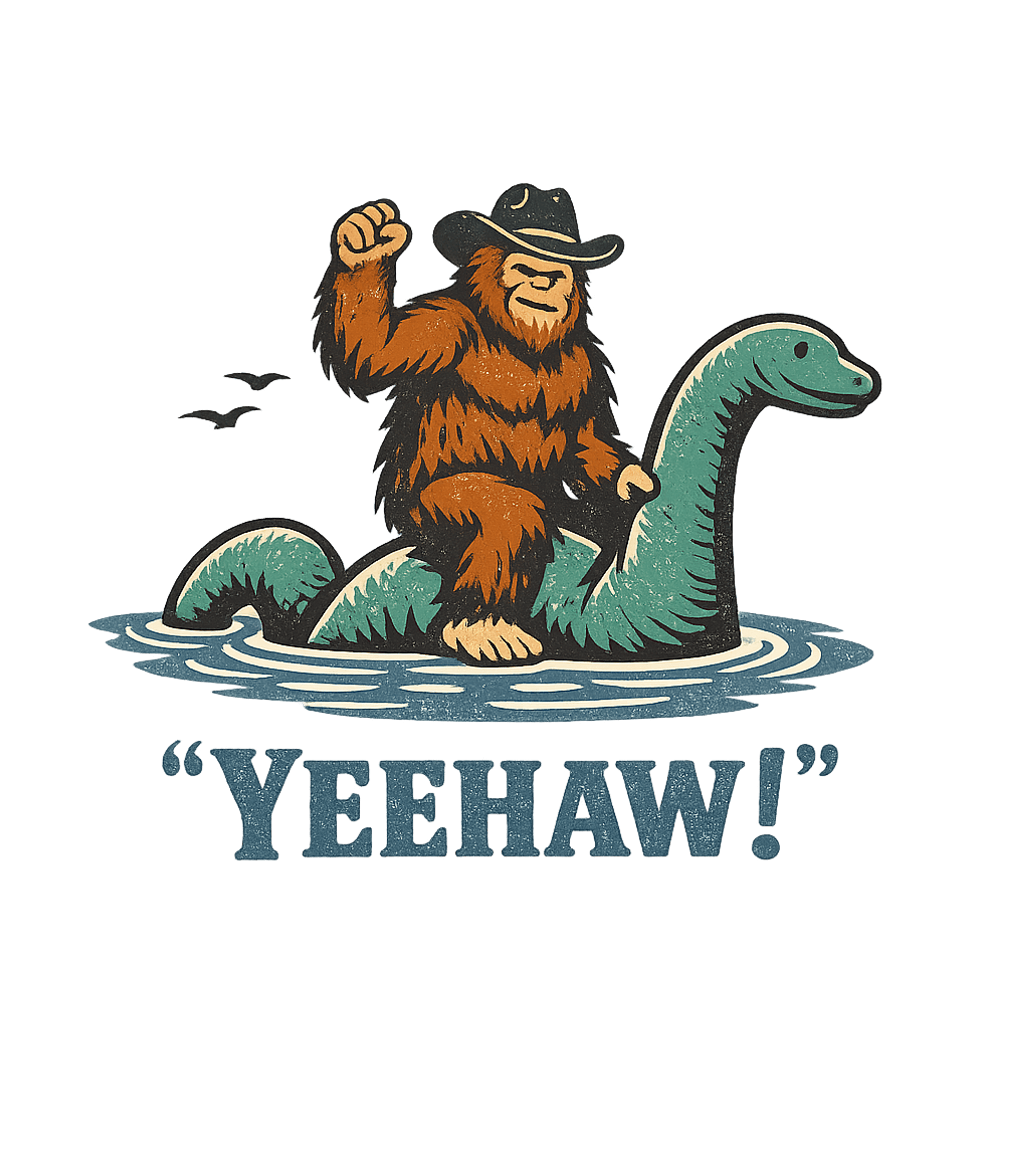 Bigfoot Nessie Yeehaw Meme Humor Premium T-Shirt featuring Unleash your wild side with this hilarious graphic featuring – designed by Geoff Brown @ SunFrog Bigfoot Nessie Yeehaw Meme Humor Premium T-Shirt featuring Unleash your wild side with this hilarious graphic featuring – designed by Geoff Brown @ SunFrog