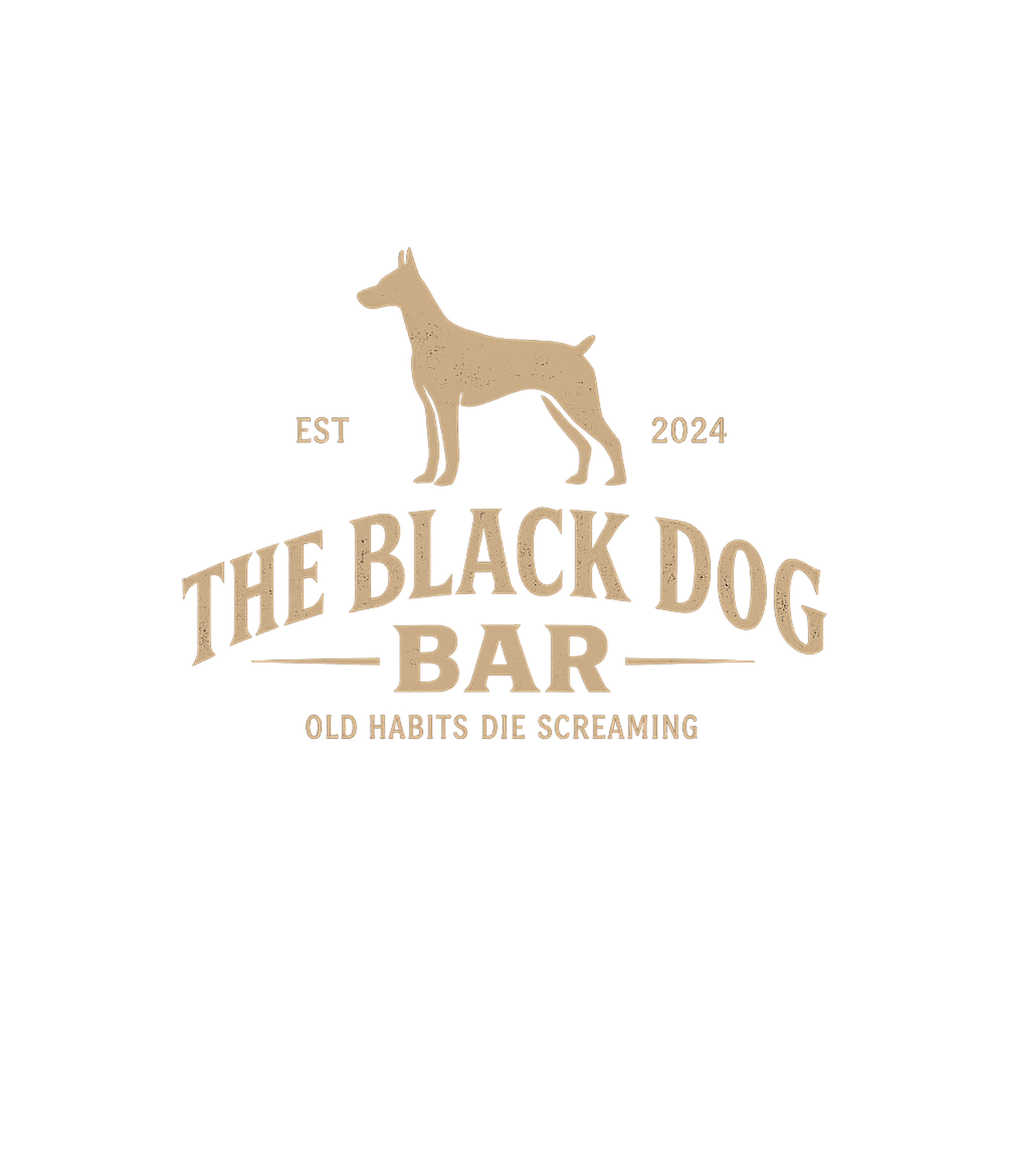 Black Dog Bar Logo Off-Road / ATV Premium T-Shirt featuring This vintage-inspired design features a proud Doberman silho – designed by Geoff Brown @ SunFrog Black Dog Bar Logo Off-Road / ATV Premium T-Shirt featuring This vintage-inspired design features a proud Doberman silho – designed by Geoff Brown @ SunFrog