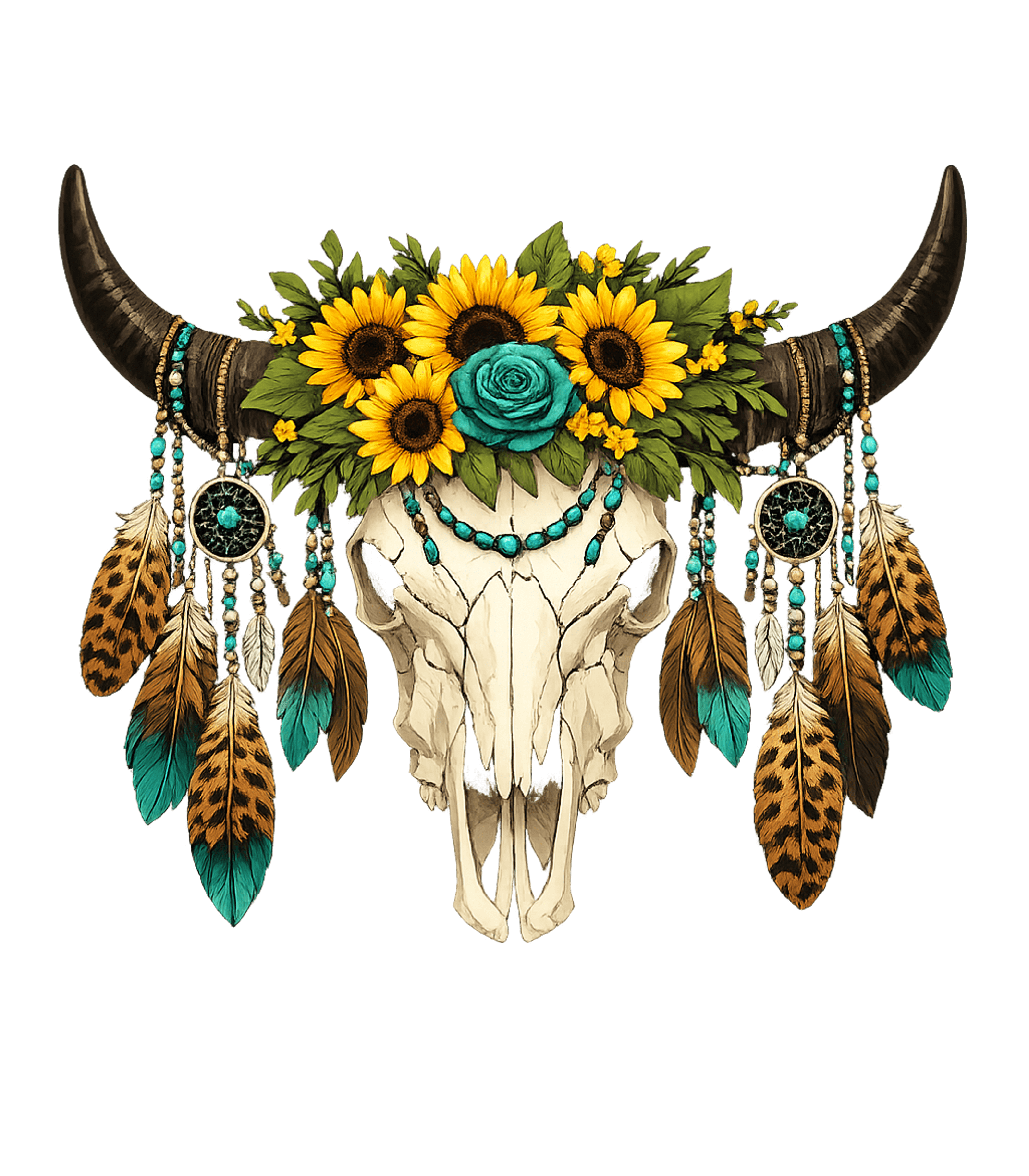 Boho Bull Skull Wildlife Premium T-Shirt featuring Embrace your free spirit with this stunning boho bull skull – designed by Geoff Brown @ SunFrog Boho Bull Skull Wildlife Premium T-Shirt featuring Embrace your free spirit with this stunning boho bull skull – designed by Geoff Brown @ SunFrog