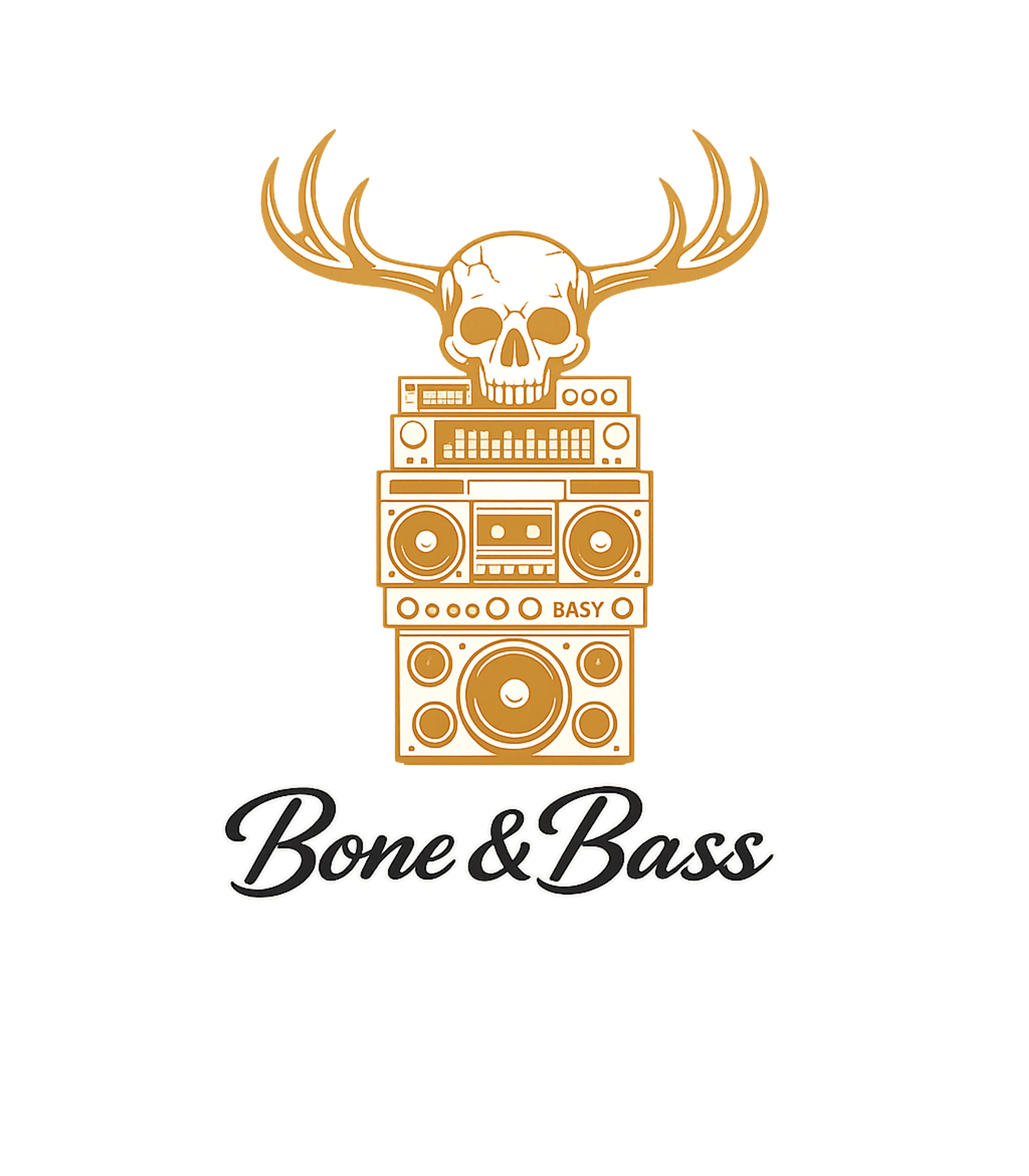 Bone & Bass Music Skull Music Hooded Sweatshirt featuring This unique graphic features a skull with antlers atop a sta – designed by Geoff Brown @ SunFrog Bone & Bass Music Skull Music Hooded Sweatshirt featuring This unique graphic features a skull with antlers atop a sta – designed by Geoff Brown @ SunFrog