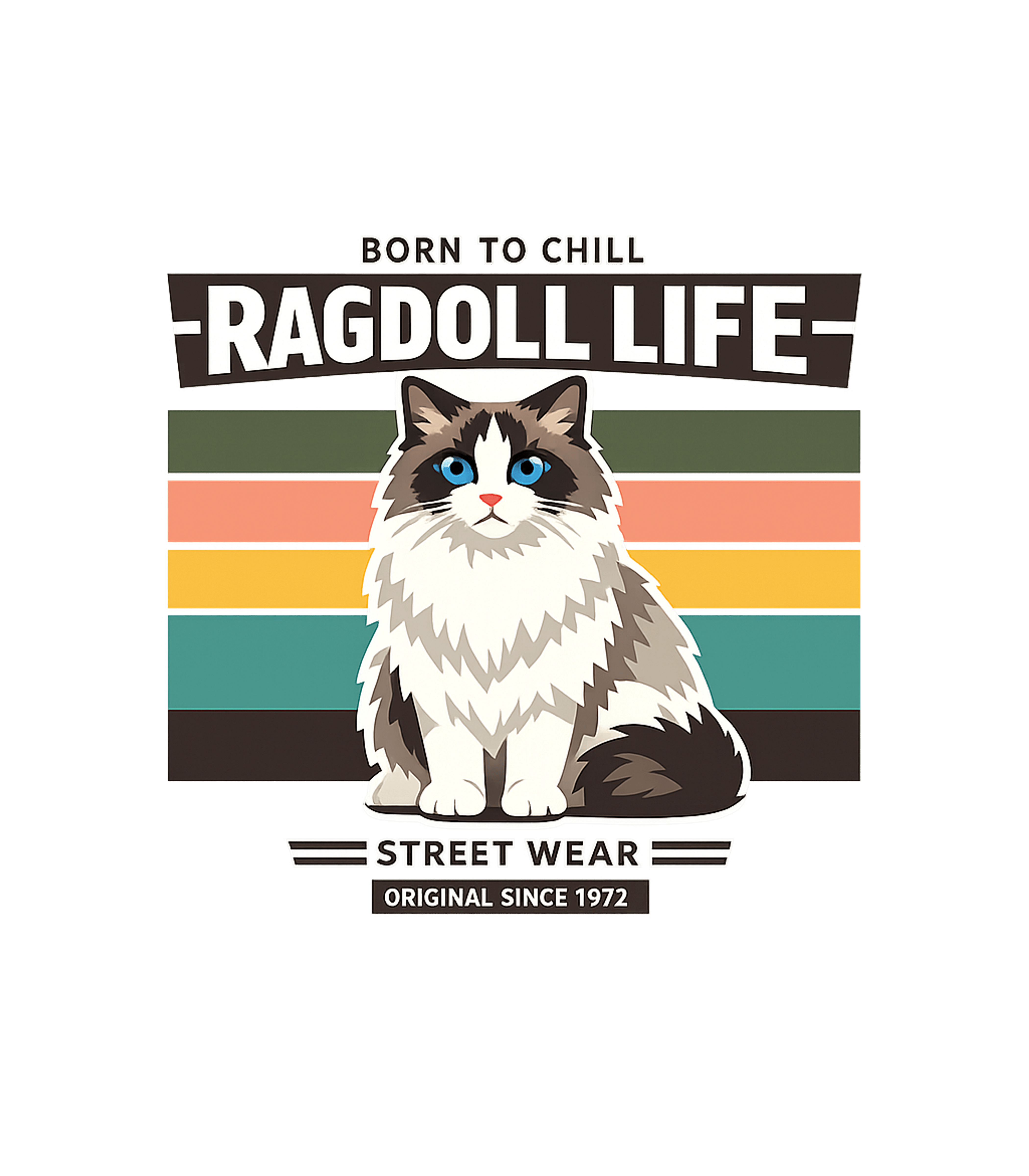 Born To Chill Ragdoll Life Cats Crewneck Sweatshirt featuring Embrace the relaxed vibe with this cute Ragdoll cat design – designed by Geoff Brown @ SunFrog Born To Chill Ragdoll Life Cats Crewneck Sweatshirt featuring Embrace the relaxed vibe with this cute Ragdoll cat design – designed by Geoff Brown @ SunFrog