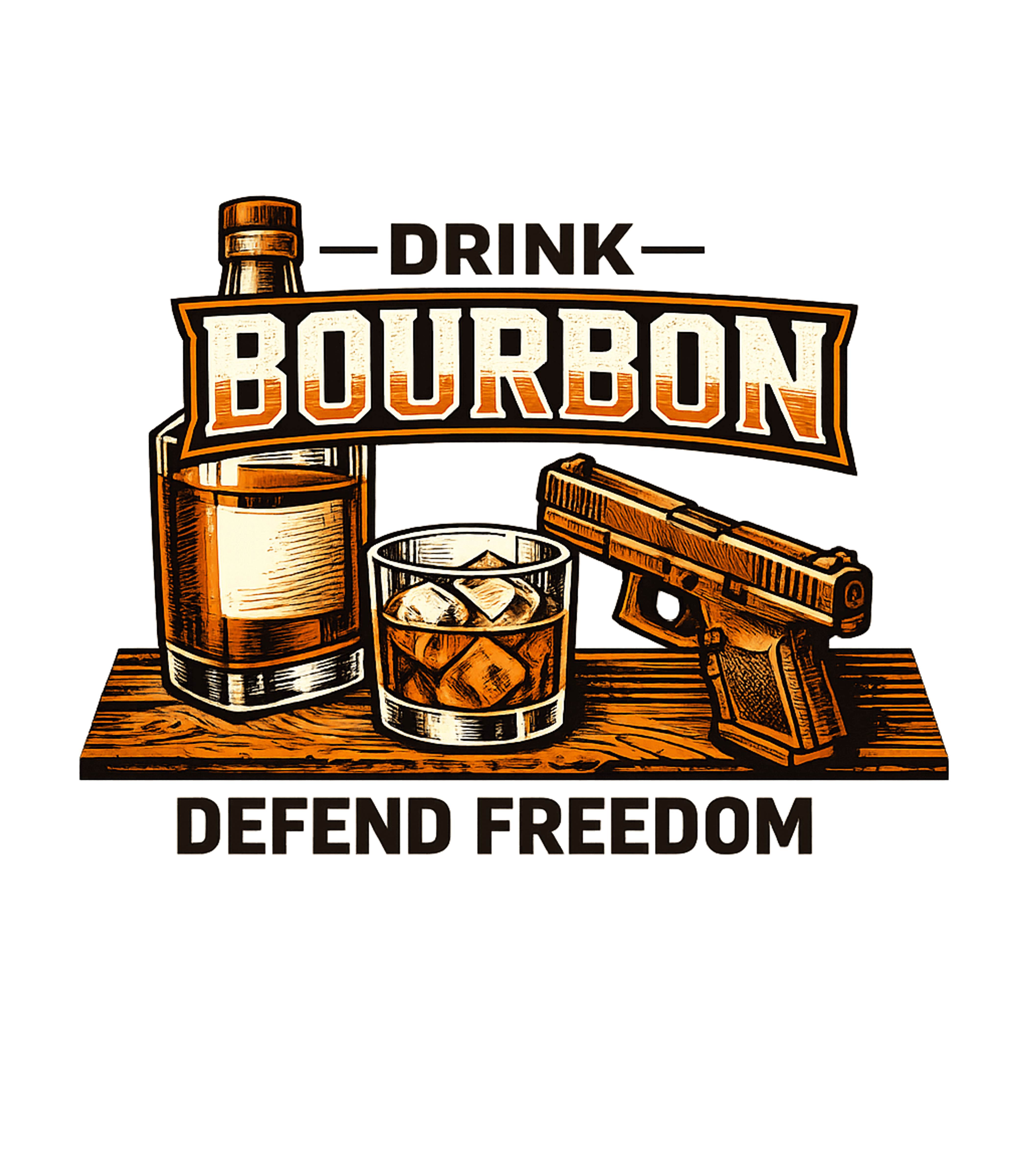 Bourbon Defend Freedom Freedom / Constitution Crewneck Sweatshirt featuring Show your spirit with this bold graphic featuring a bourbon – designed by Geoff Brown @ SunFrog Bourbon Defend Freedom Freedom / Constitution Crewneck Sweatshirt featuring Show your spirit with this bold graphic featuring a bourbon – designed by Geoff Brown @ SunFrog