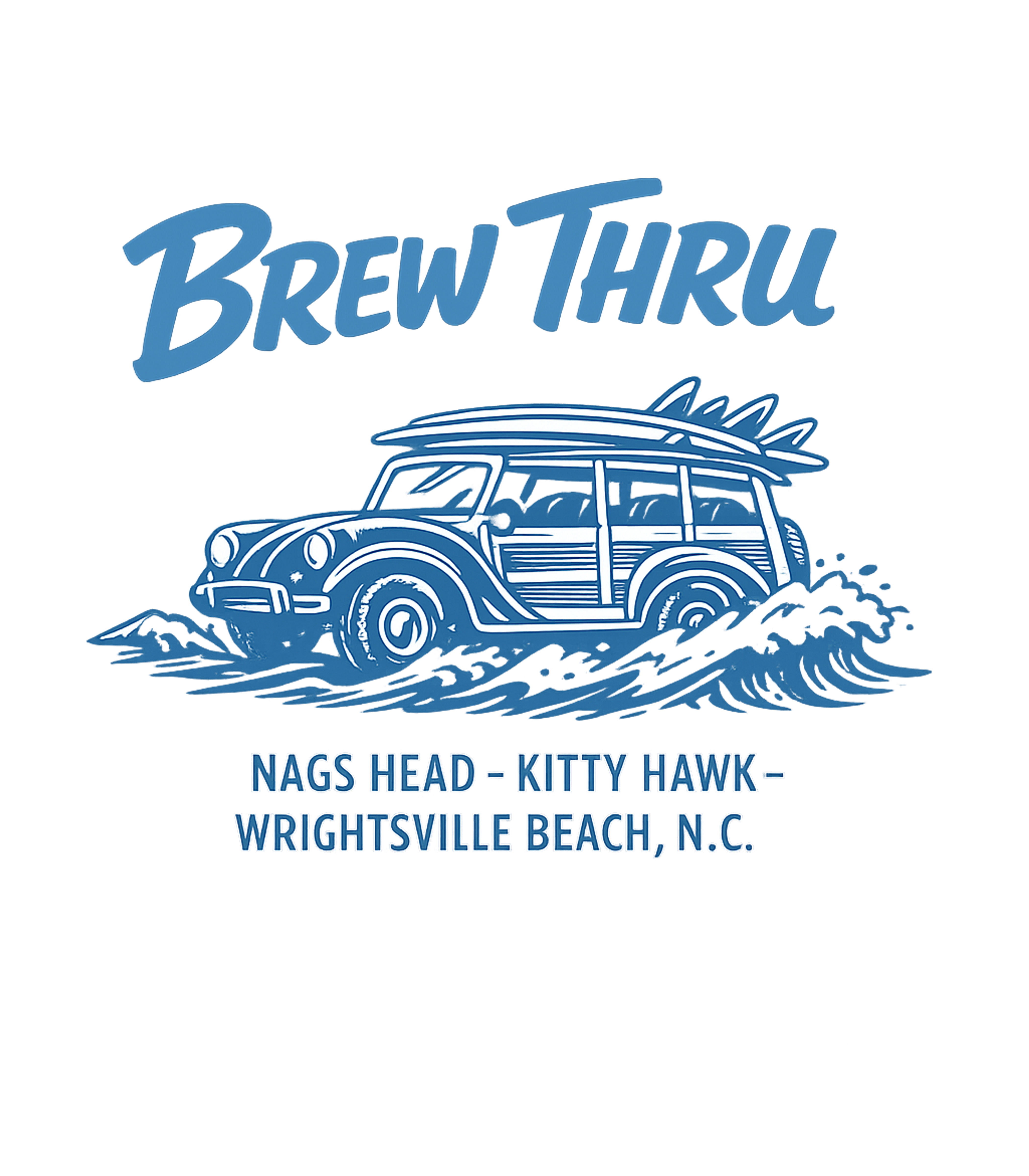 Brew Thru Surf Wagon North Carolina Premium T-Shirt featuring Capture the iconic North Carolina coastal vibe with this gra – designed by Geoff Brown @ SunFrog Brew Thru Surf Wagon North Carolina Premium T-Shirt featuring Capture the iconic North Carolina coastal vibe with this gra – designed by Geoff Brown @ SunFrog