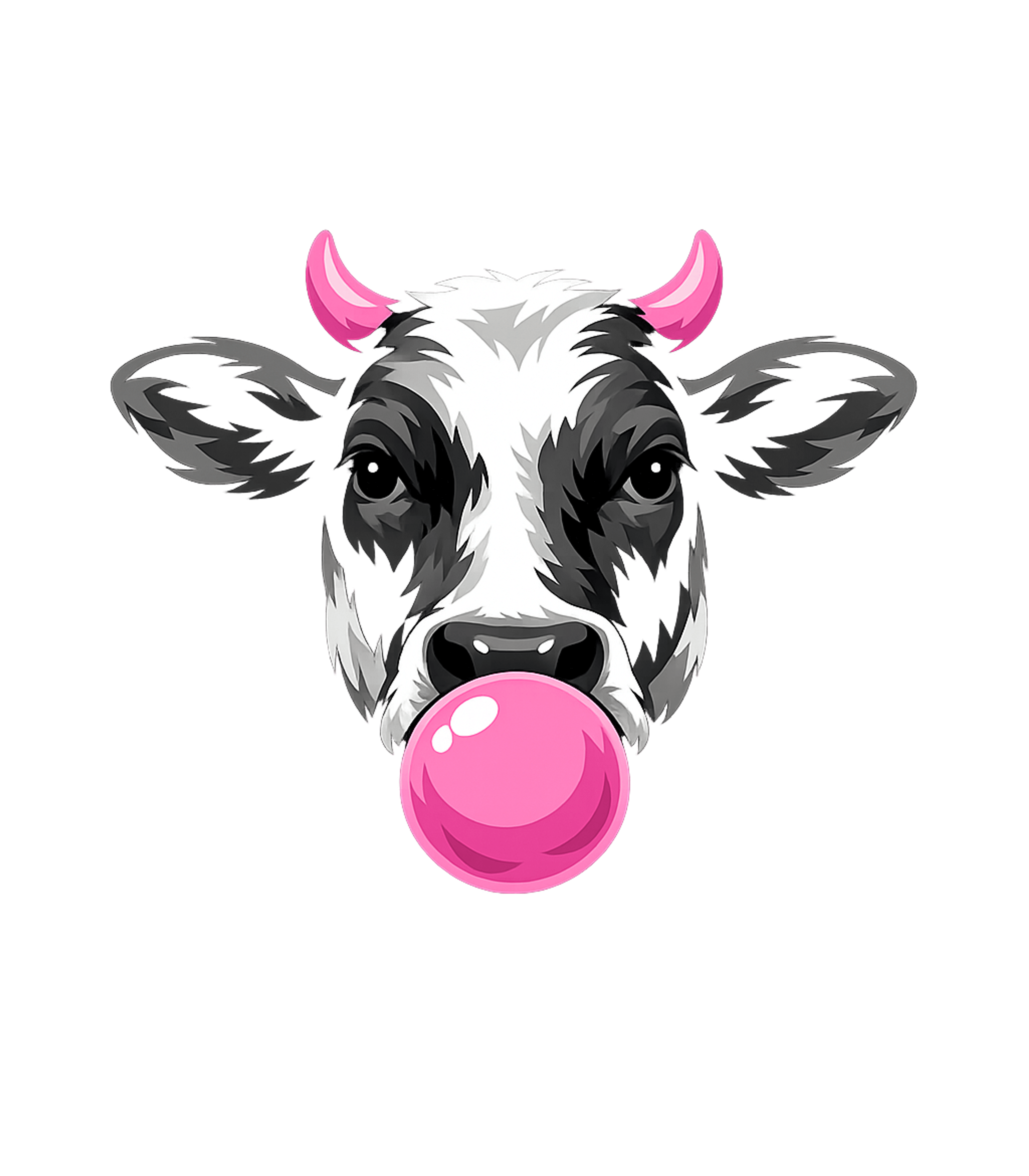 Bubblegum Cow Fun Farm Animals Hooded Sweatshirt featuring This playful graphic features a black and white cow with pin – designed by Geoff Brown @ SunFrog Bubblegum Cow Fun Farm Animals Hooded Sweatshirt featuring This playful graphic features a black and white cow with pin – designed by Geoff Brown @ SunFrog