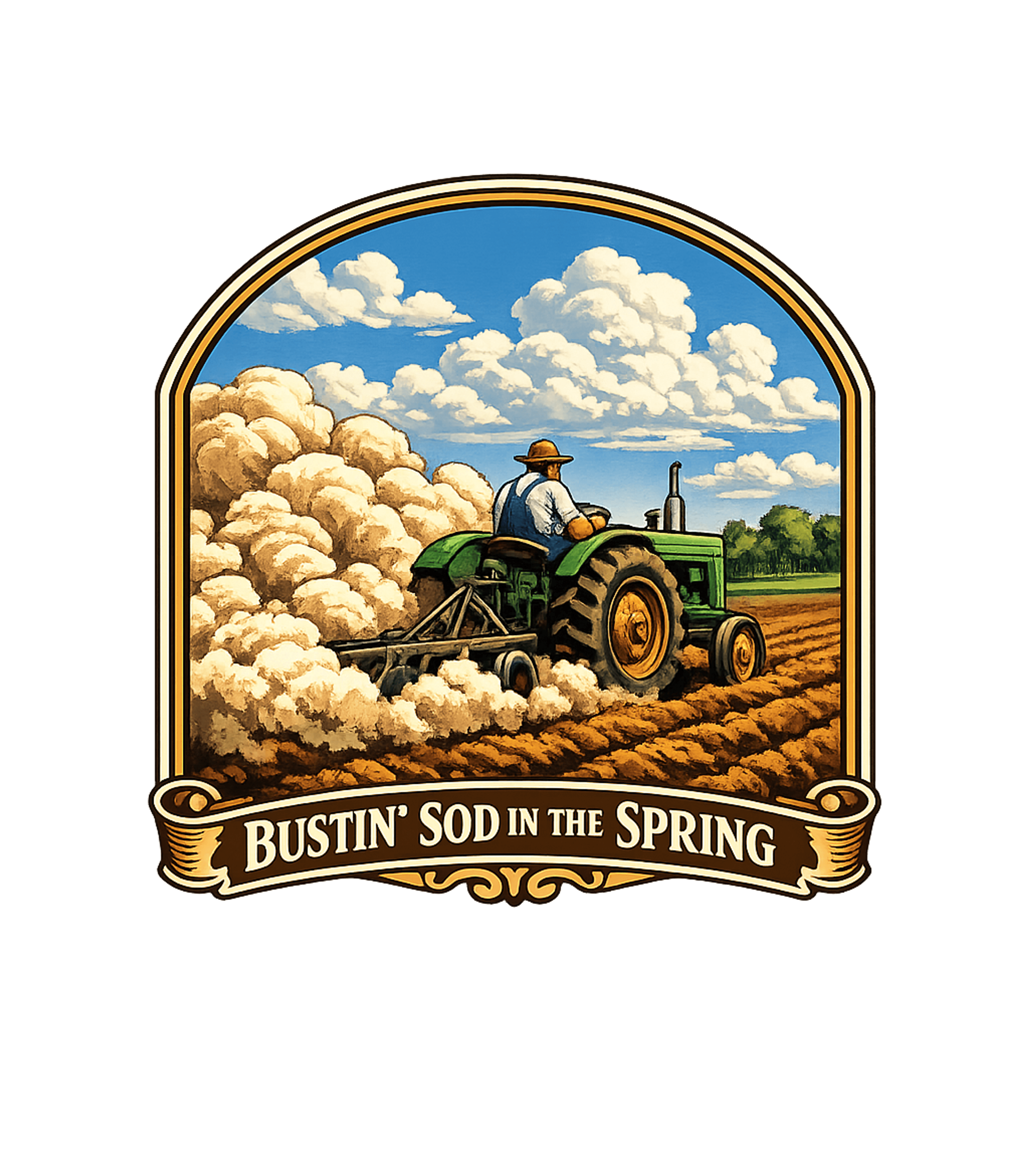 Bustin' Sod Spring Farming Farm Animals Premium T-Shirt featuring Celebrate the hard work of spring farming with this rustic g – designed by Geoff Brown @ SunFrog Bustin' Sod Spring Farming Farm Animals Premium T-Shirt featuring Celebrate the hard work of spring farming with this rustic g – designed by Geoff Brown @ SunFrog