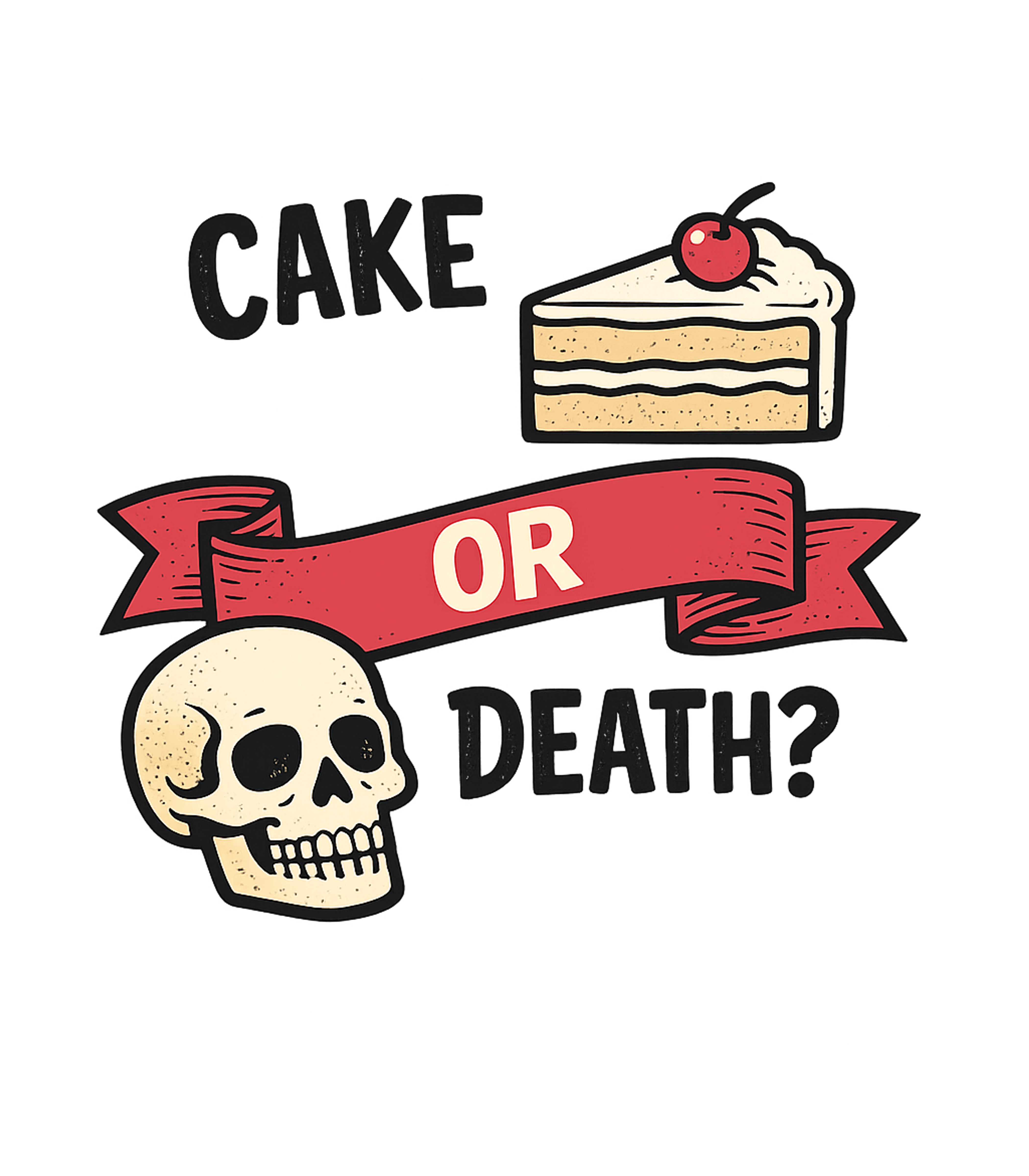 Cake Or Death Meme Humor Hooded Sweatshirt featuring Embrace the ultimate comedic dilemma with this witty "Cake o – designed by Geoff Brown @ SunFrog Cake Or Death Meme Humor Hooded Sweatshirt featuring Embrace the ultimate comedic dilemma with this witty "Cake o – designed by Geoff Brown @ SunFrog