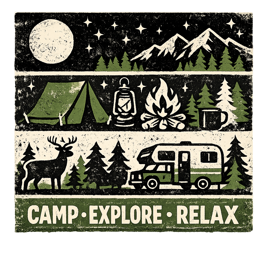 Camp Explore Relax Camping Premium T-Shirt featuring Embrace the wilderness with this vintage-style graphic featu – designed by Sarah B @ SunFrog Camp Explore Relax Camping Premium T-Shirt featuring Embrace the wilderness with this vintage-style graphic featu – designed by Sarah B @ SunFrog