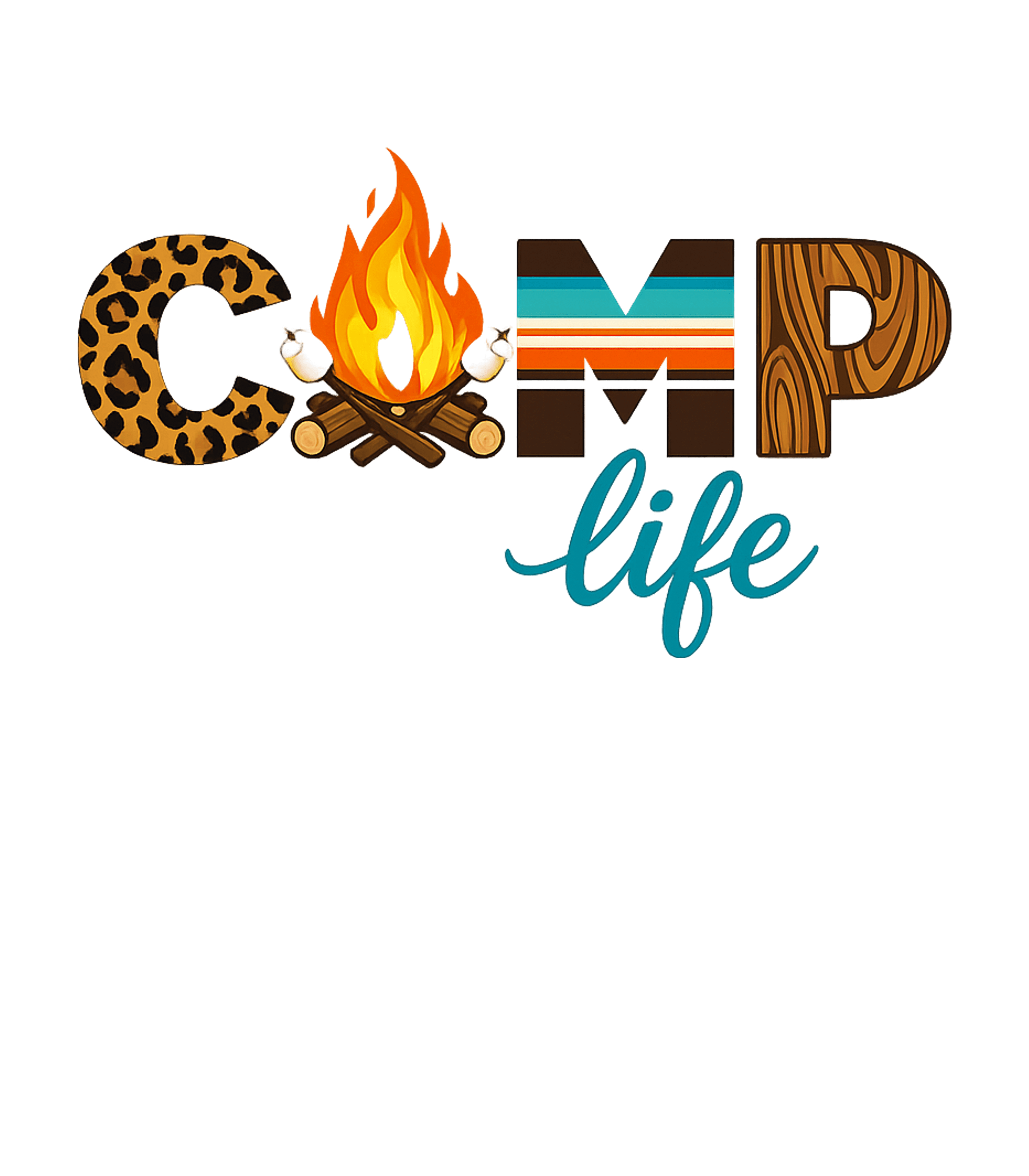 Camp Life Adventure Camping Tank Top featuring Embrace the outdoors with this fun 'CAMP life' graphic, feat – designed by Geoff Brown @ SunFrog