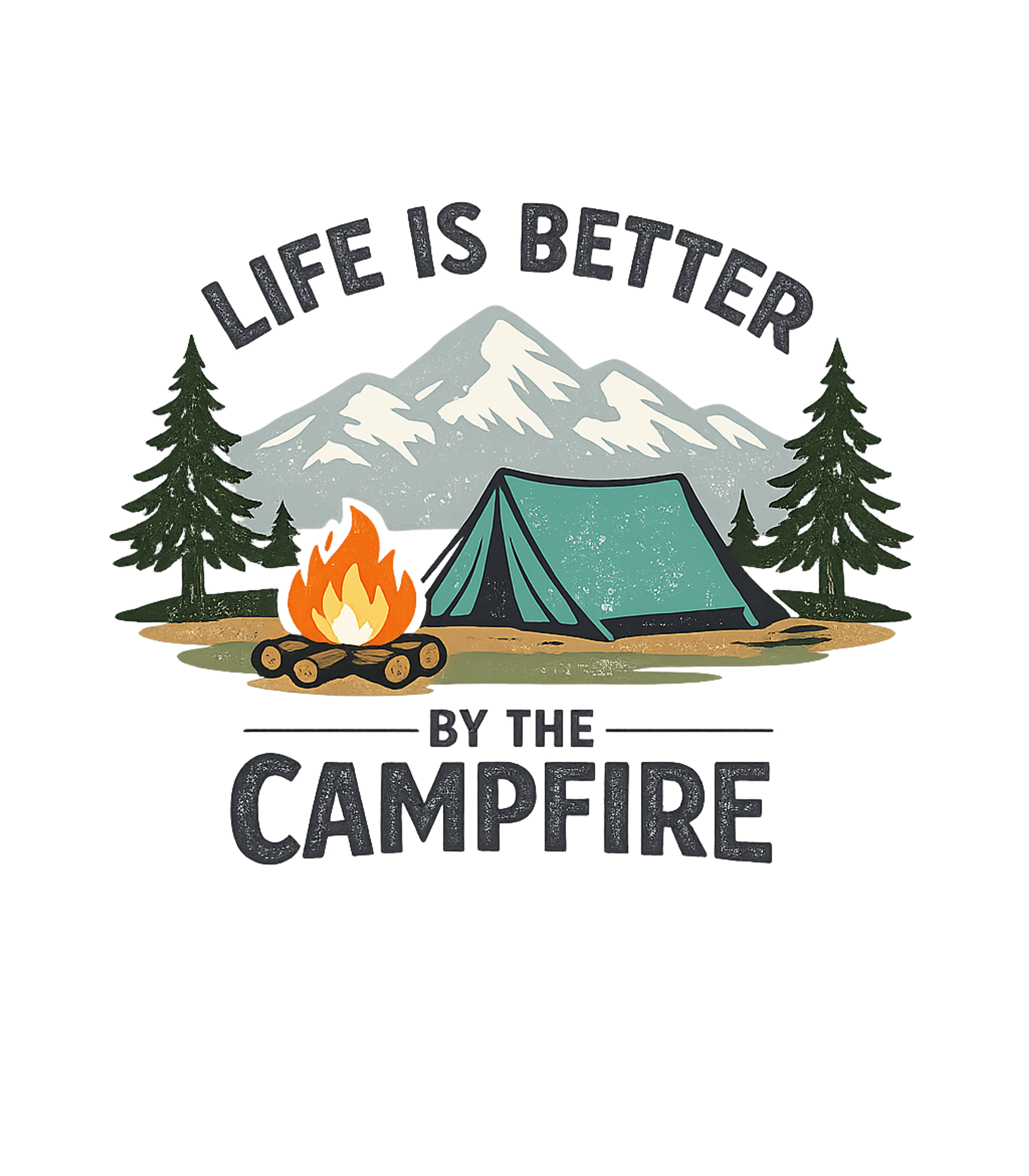 Campfire Life Better Camping Hooded Sweatshirt featuring Embrace the call of the wild with this vintage-inspired grap – designed by Geoff Brown @ SunFrog Campfire Life Better Camping Hooded Sweatshirt featuring Embrace the call of the wild with this vintage-inspired grap – designed by Geoff Brown @ SunFrog