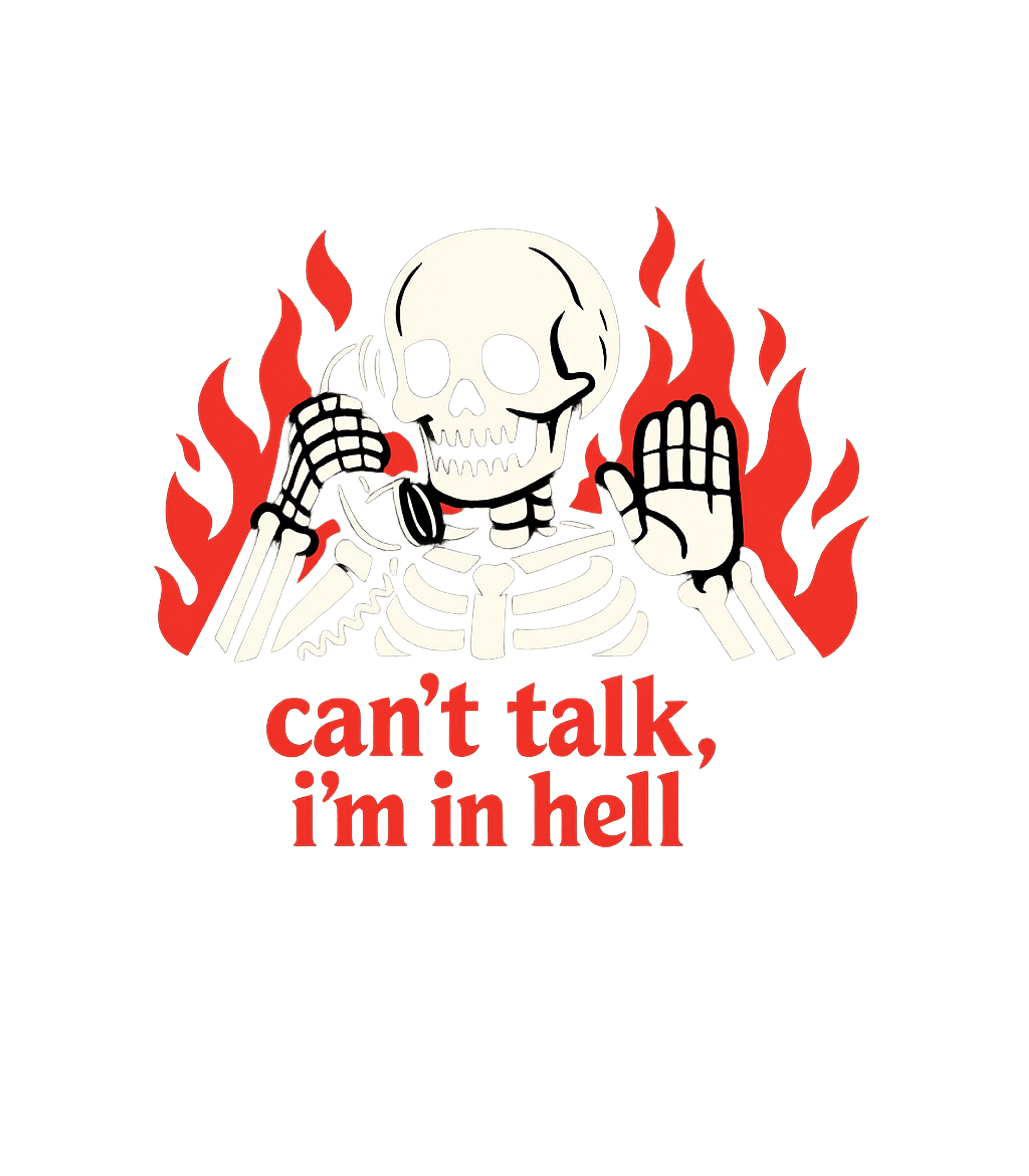 Can't Talk In Hell Sarcasm Premium T-Shirt featuring Embrace your inner chaos with this humorous graphic tee feat – designed by Geoff Brown @ SunFrog Can't Talk In Hell Sarcasm Premium T-Shirt featuring Embrace your inner chaos with this humorous graphic tee feat – designed by Geoff Brown @ SunFrog
