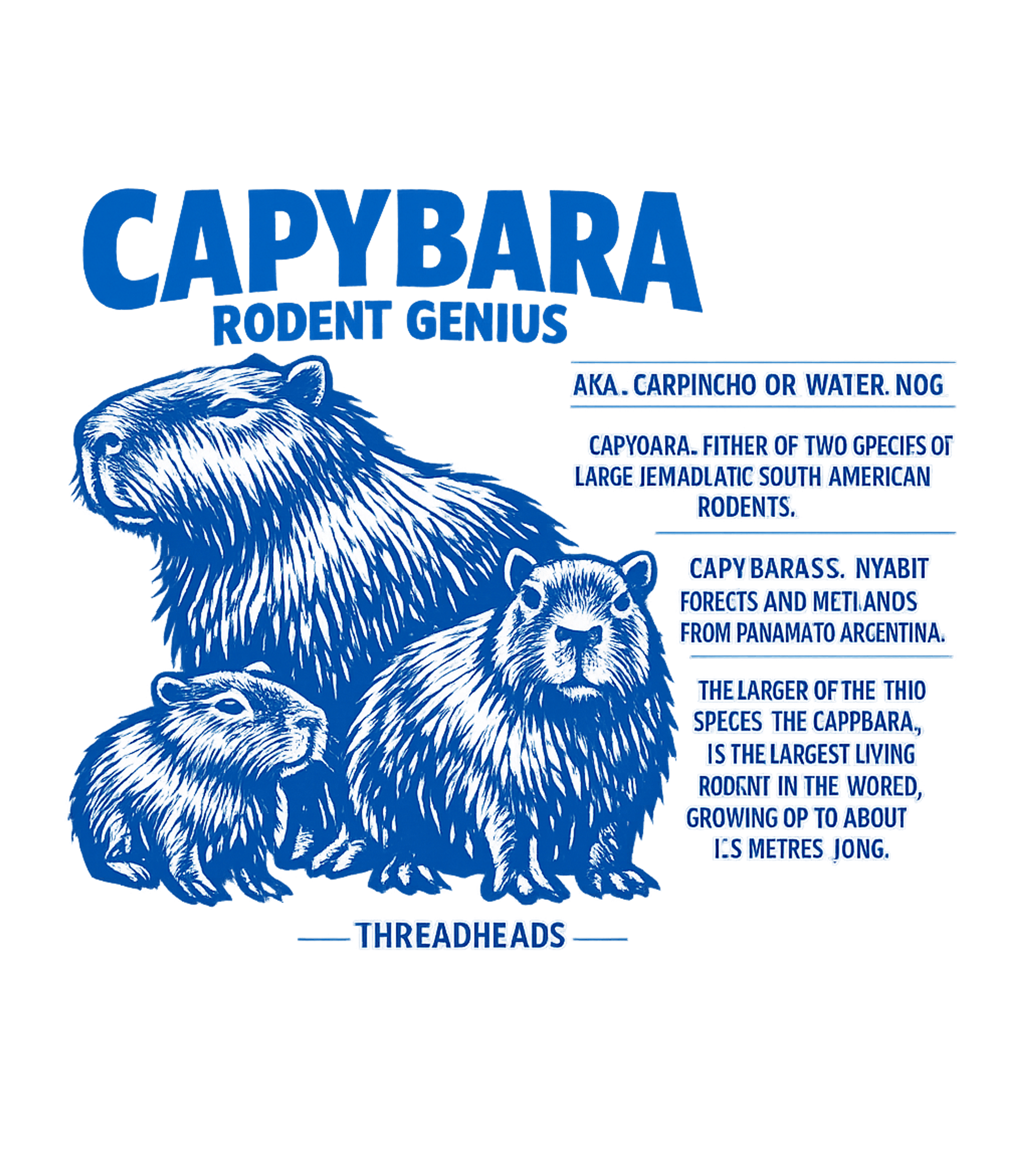 Capybara Rodent Genius Wildlife Premium T-Shirt featuring Celebrate the majestic capybara with this striking graphic t – designed by Geoff Brown @ SunFrog Capybara Rodent Genius Wildlife Premium T-Shirt featuring Celebrate the majestic capybara with this striking graphic t – designed by Geoff Brown @ SunFrog