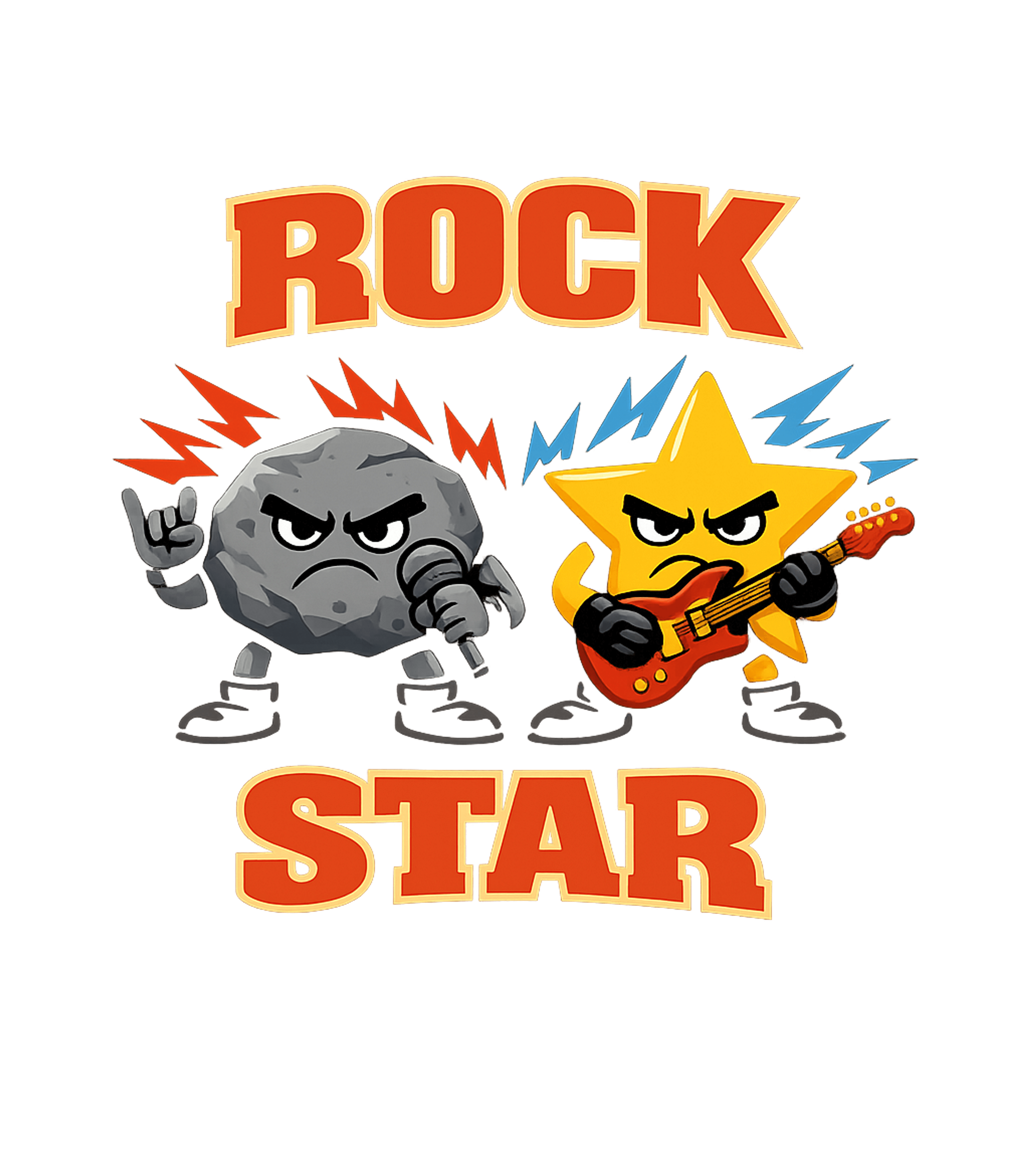 Cartoon Rock Star Music Crewneck Sweatshirt featuring This playful graphic features a tough-looking rock singing i – designed by Geoff Brown @ SunFrog Cartoon Rock Star Music Crewneck Sweatshirt featuring This playful graphic features a tough-looking rock singing i – designed by Geoff Brown @ SunFrog