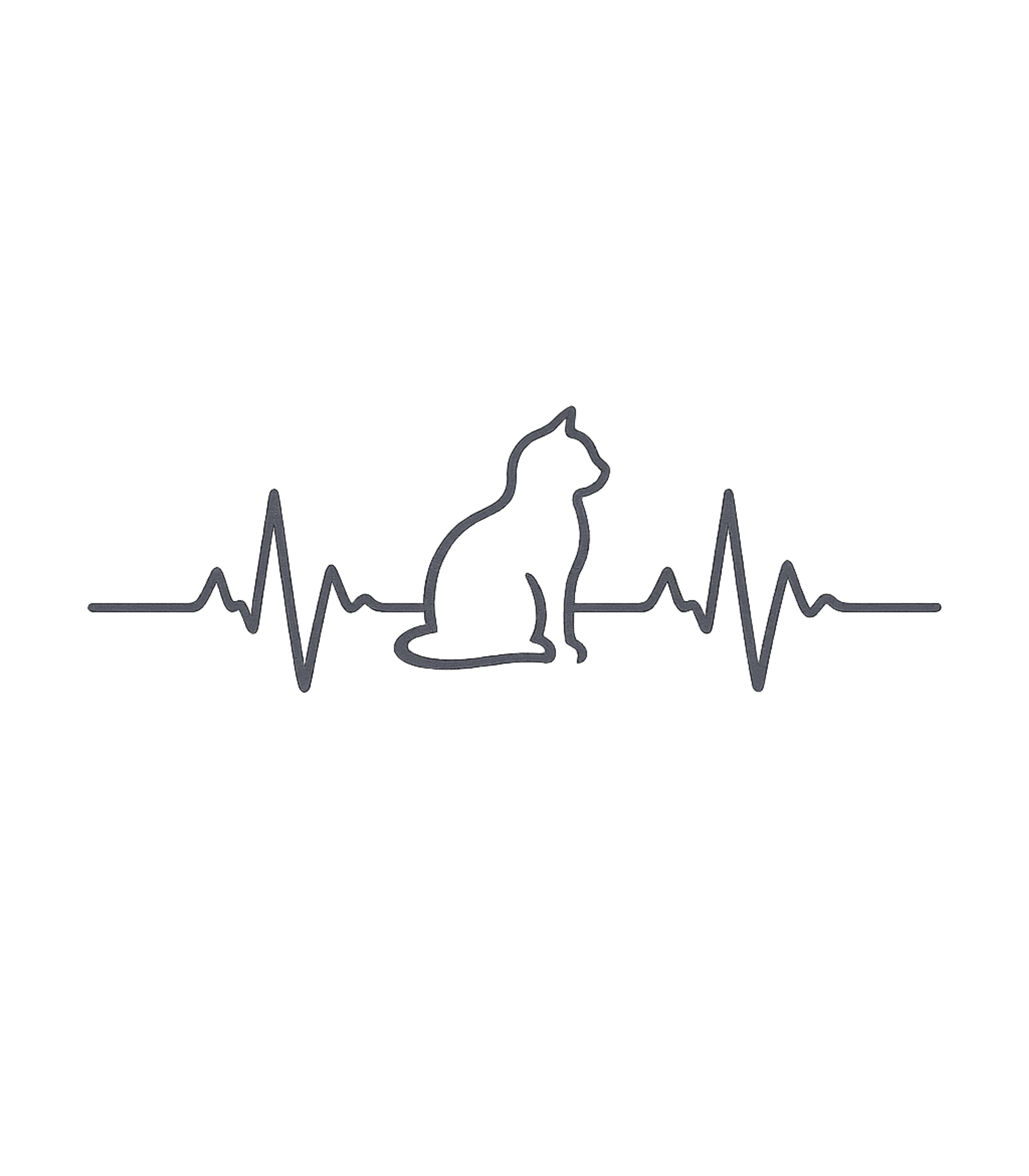 Cat Heartbeat Pulse Cats Sticker featuring Show your love for felines with this minimalist design featu – designed by Geoff Brown @ SunFrog Cat Heartbeat Pulse Cats Sticker featuring Show your love for felines with this minimalist design featu – designed by Geoff Brown @ SunFrog