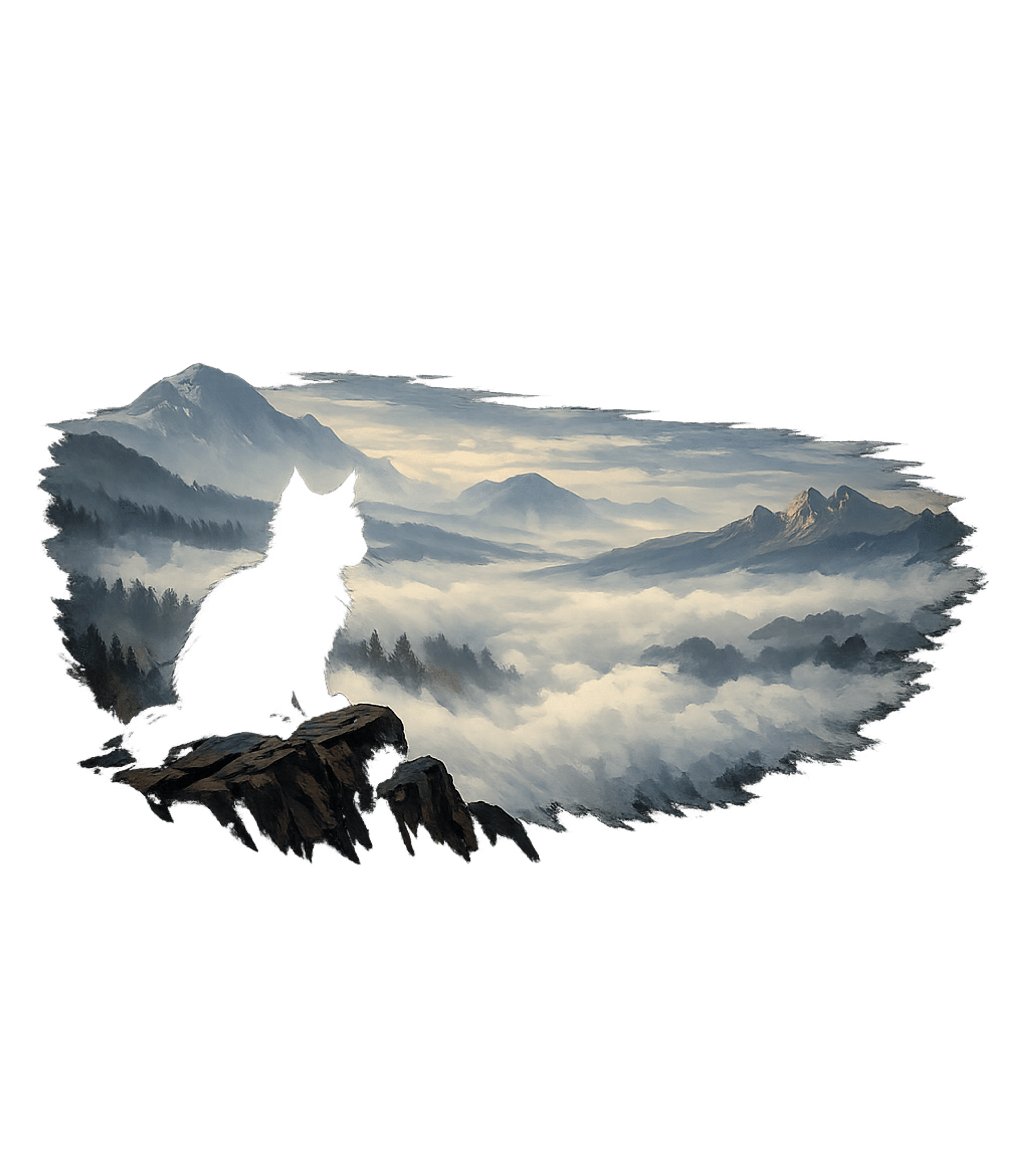 Cat Mountain Vista Cats Hooded Sweatshirt featuring Showcasing a majestic black cat observing a breathtaking mou – designed by Geoff Brown @ SunFrog Cat Mountain Vista Cats Hooded Sweatshirt featuring Showcasing a majestic black cat observing a breathtaking mou – designed by Geoff Brown @ SunFrog