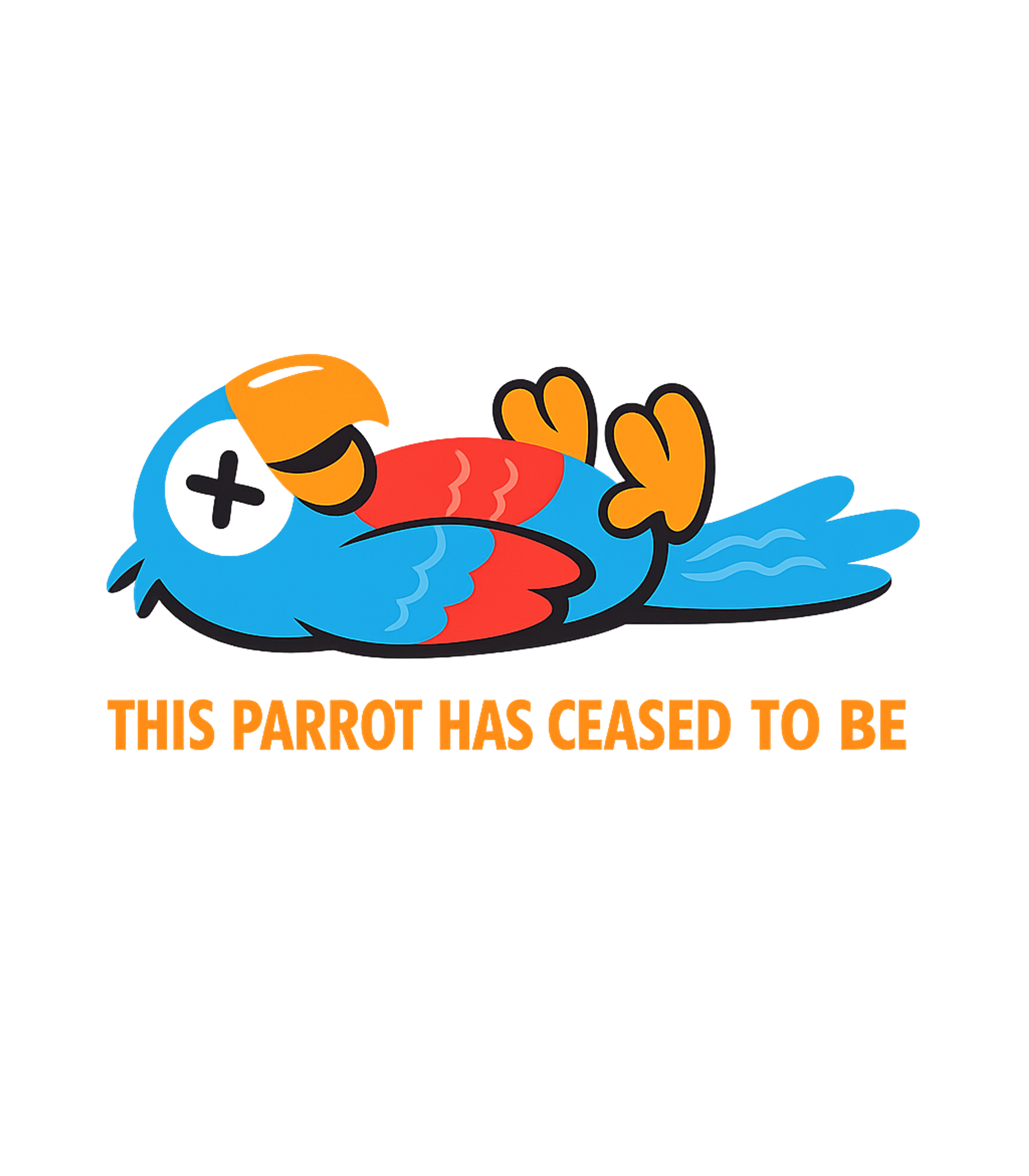 Ceased To Be Parrot Meme Humor Crewneck Sweatshirt featuring This humorous graphic features a vibrant cartoon parrot lyin – designed by Geoff Brown @ SunFrog Ceased To Be Parrot Meme Humor Crewneck Sweatshirt featuring This humorous graphic features a vibrant cartoon parrot lyin – designed by Geoff Brown @ SunFrog