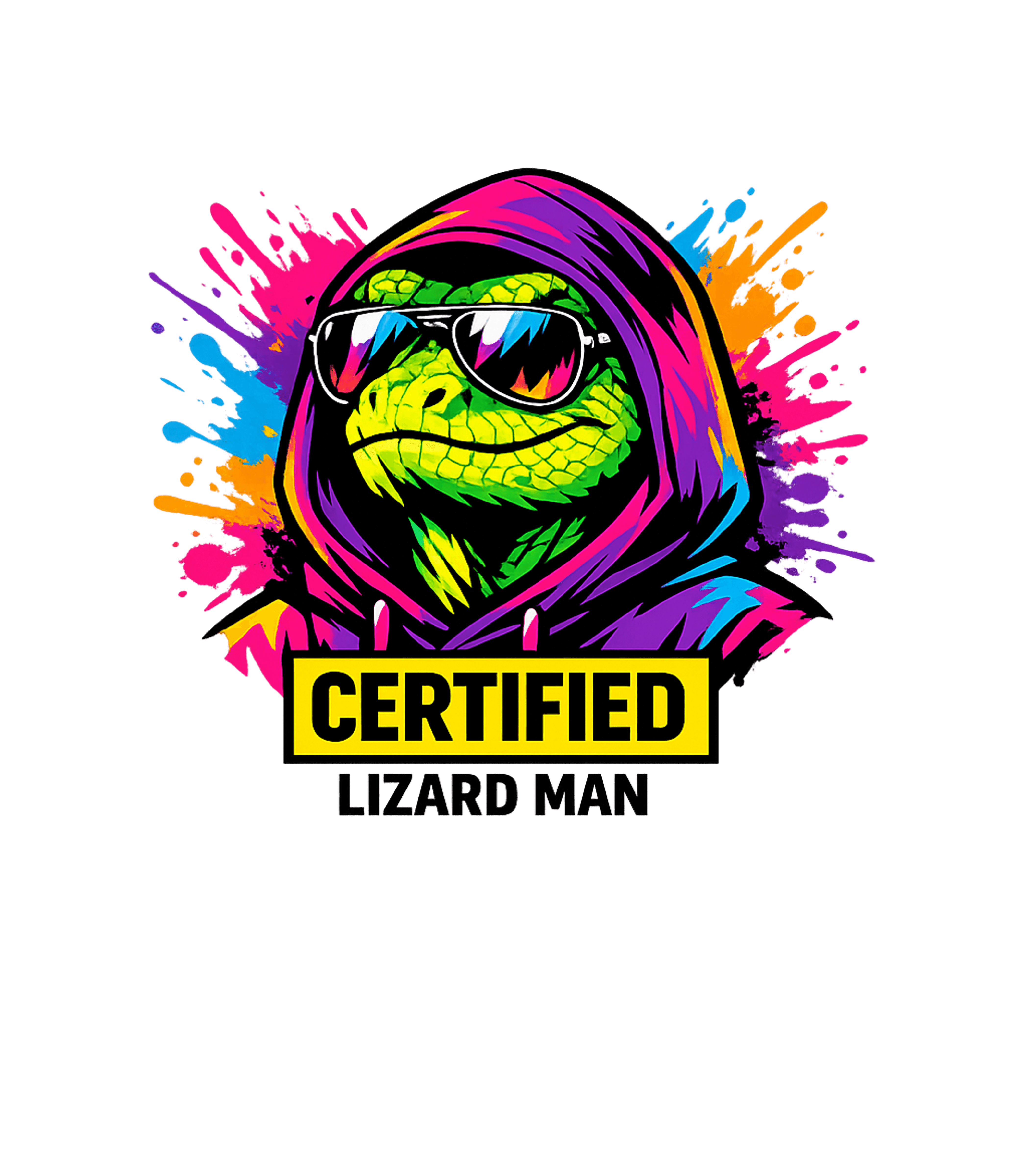 Certified Cool Lizard Wildlife Hooded Sweatshirt featuring This vibrant graphic features a cool lizard in a hoodie and – designed by Geoff Brown @ SunFrog Certified Cool Lizard Wildlife Hooded Sweatshirt featuring This vibrant graphic features a cool lizard in a hoodie and – designed by Geoff Brown @ SunFrog
