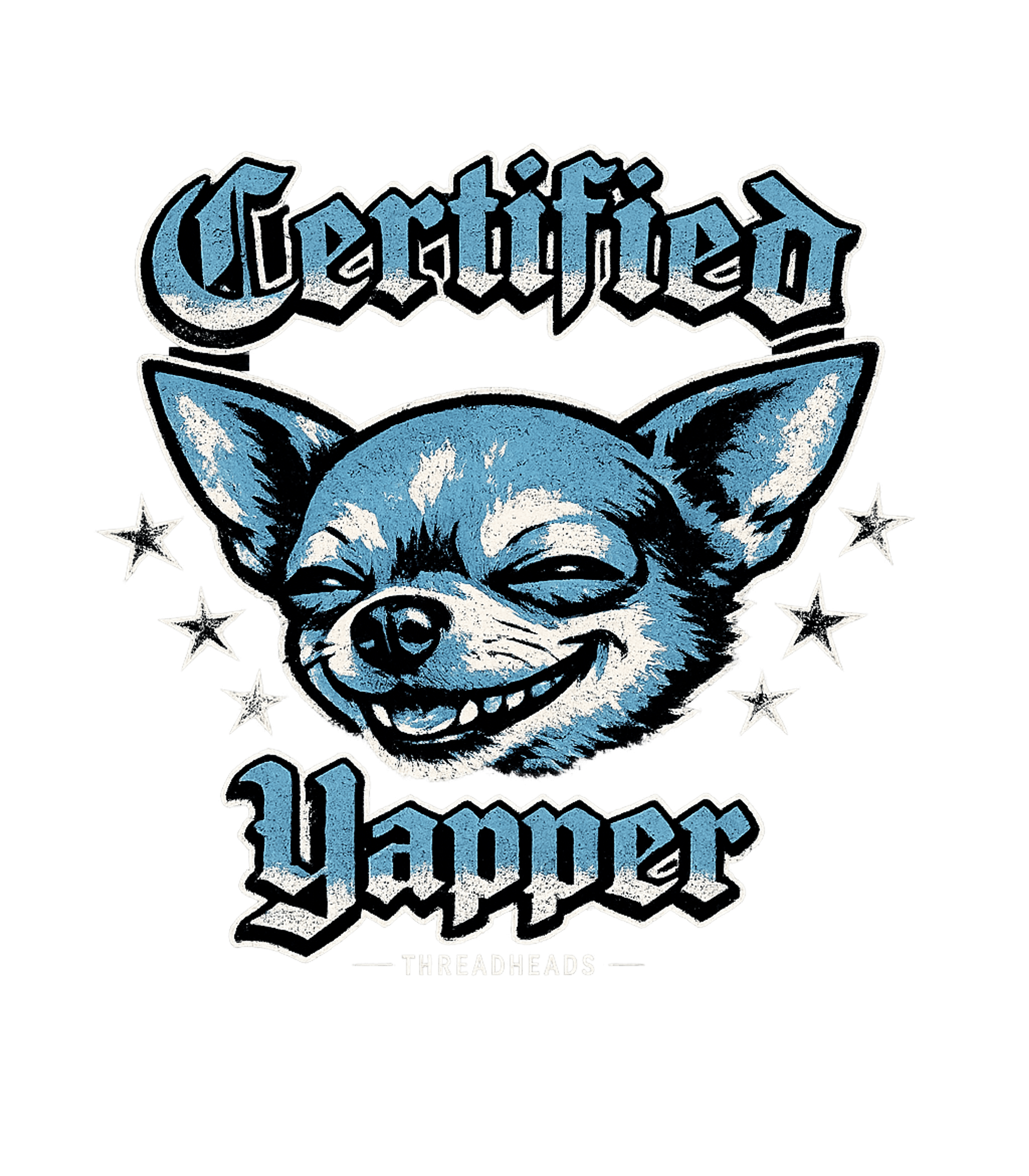 Certified Yapper Chihuahua Dogs Premium T-Shirt featuring Show off your love for your sassy, talkative canine companio – designed by Geoff Brown @ SunFrog Certified Yapper Chihuahua Dogs Premium T-Shirt featuring Show off your love for your sassy, talkative canine companio – designed by Geoff Brown @ SunFrog