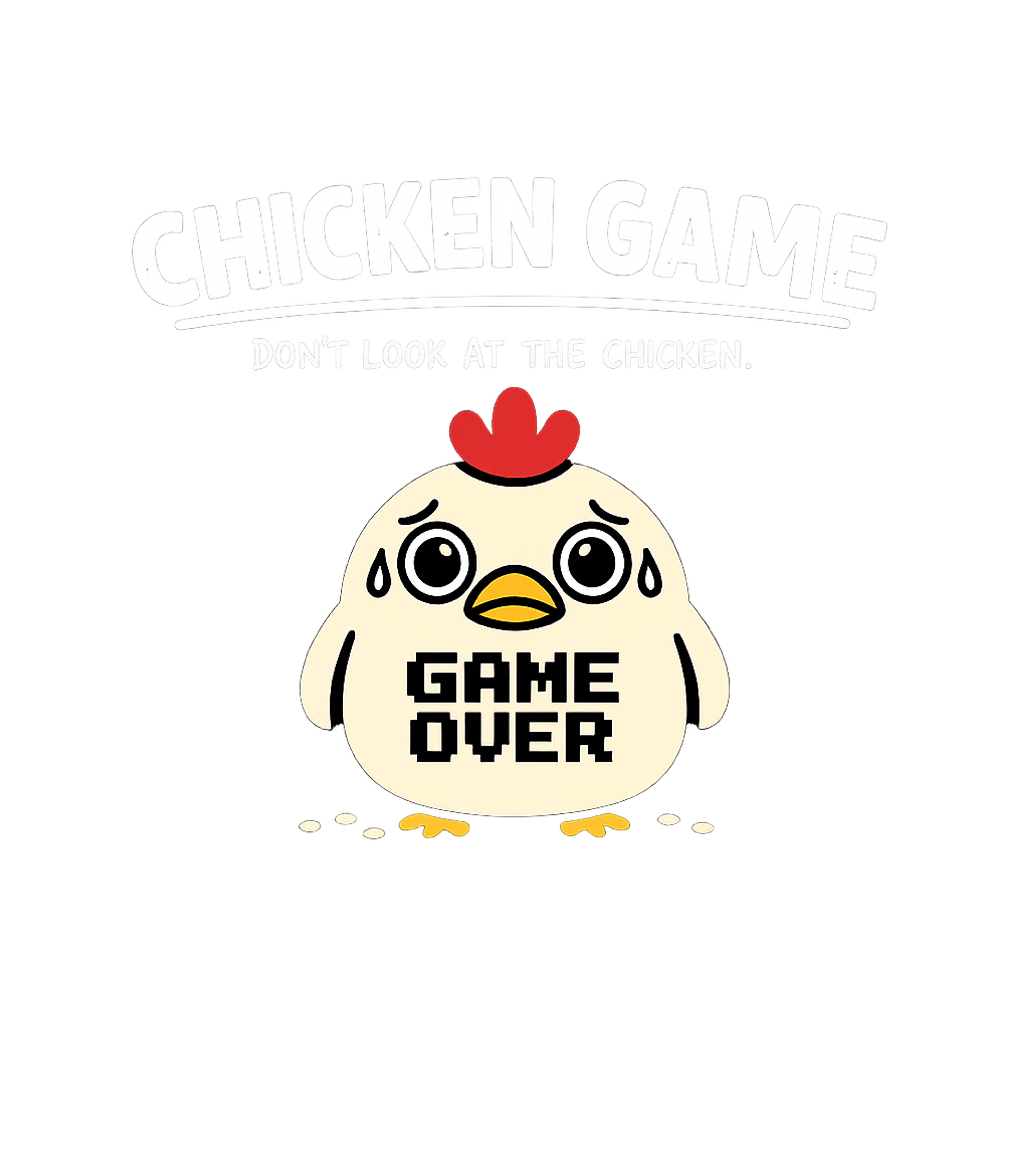 Chicken Game Over Meme Humor Premium T-Shirt featuring Engage in a hilarious challenge with this graphic tee, featu – designed by Geoff Brown @ SunFrog Chicken Game Over Meme Humor Premium T-Shirt featuring Engage in a hilarious challenge with this graphic tee, featu – designed by Geoff Brown @ SunFrog