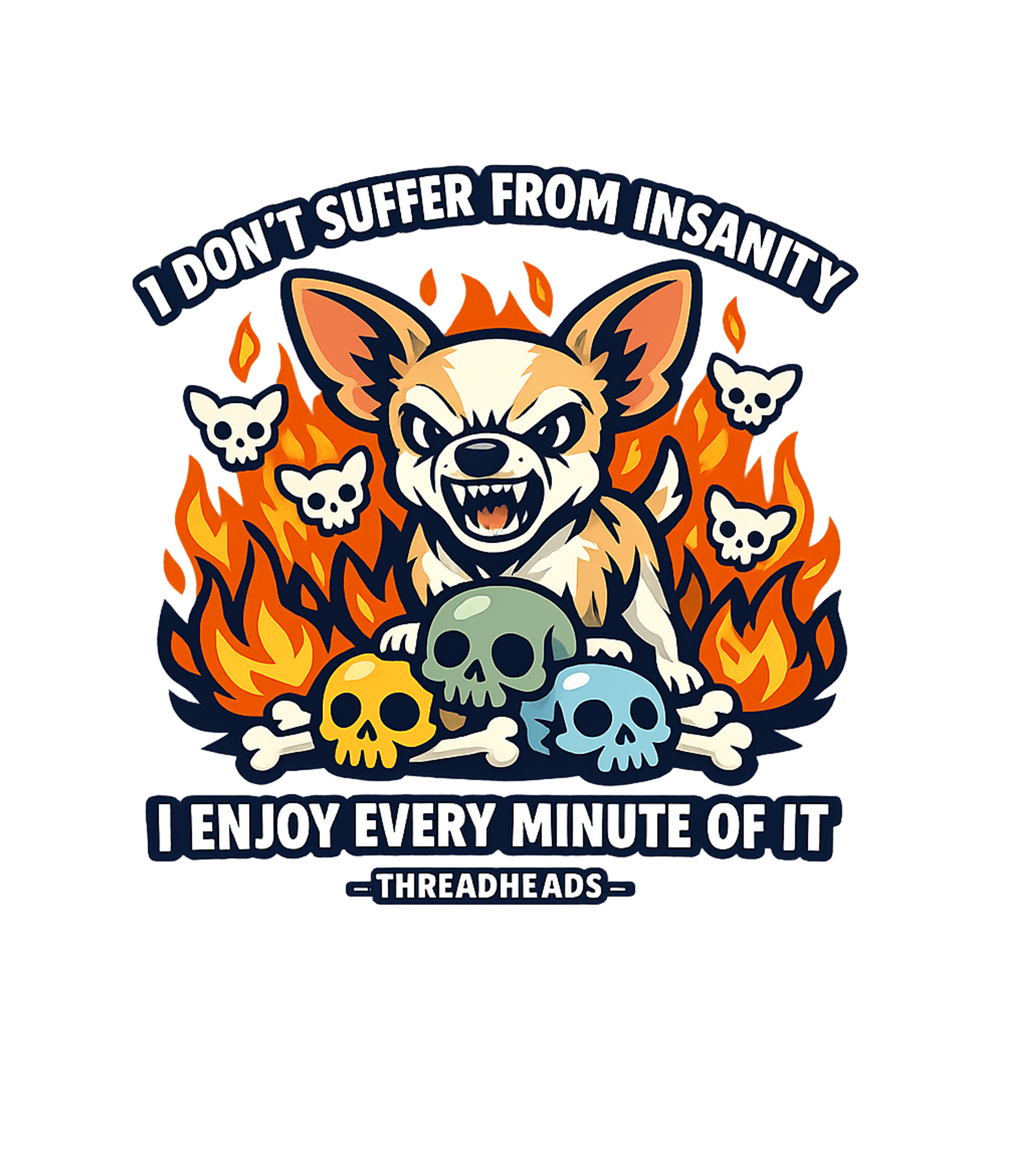 Chihuahua Insanity Enjoyer Dogs Premium T-Shirt featuring Embrace your wild side with this bold graphic featuring an a – designed by Geoff Brown @ SunFrog Chihuahua Insanity Enjoyer Dogs Premium T-Shirt featuring Embrace your wild side with this bold graphic featuring an a – designed by Geoff Brown @ SunFrog