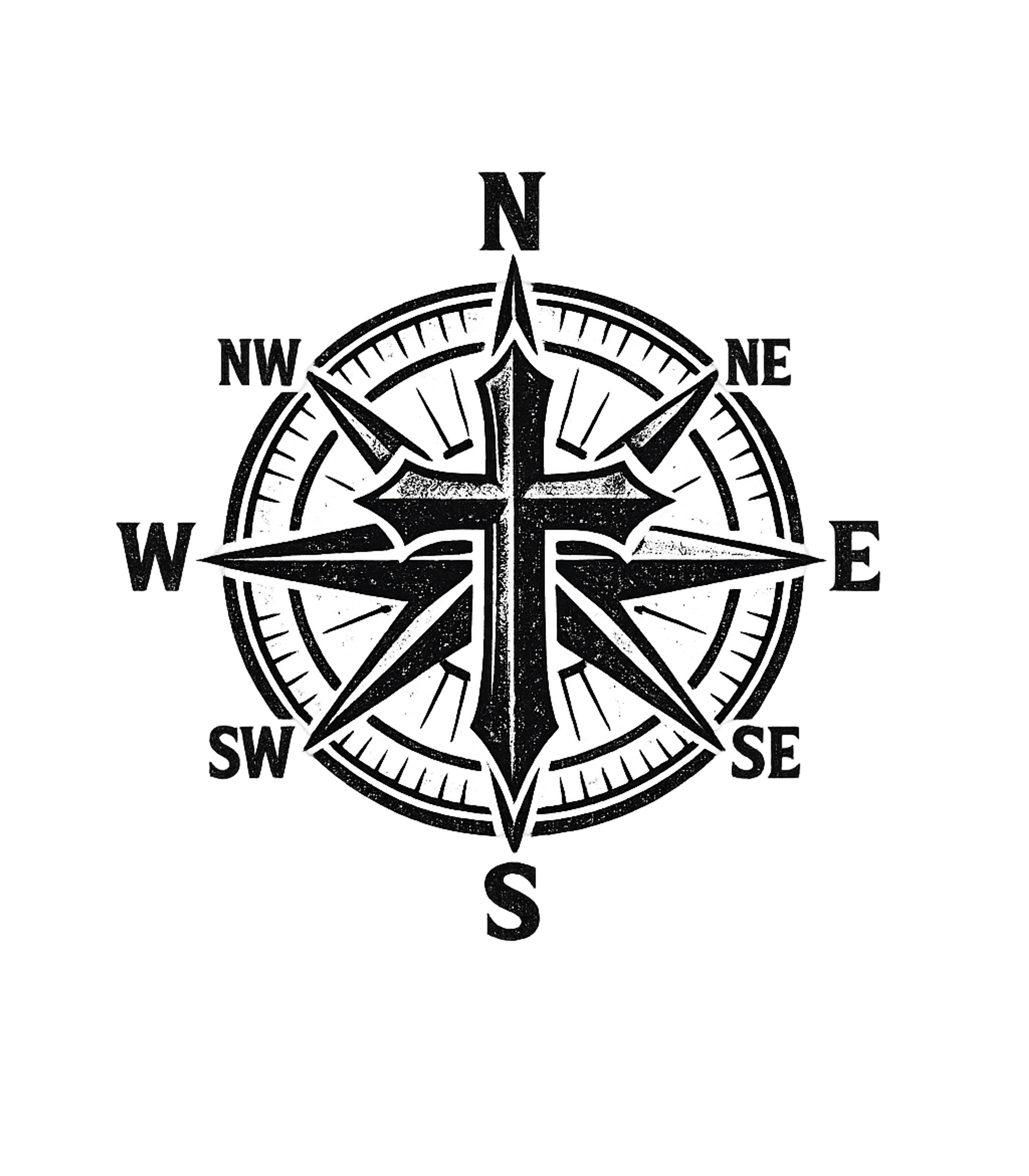 Christian Compass Cross Christian Faith Premium T-Shirt featuring This distressed graphic features a compass rose with a cross – designed by Geoff Brown @ SunFrog Christian Compass Cross Christian Faith Premium T-Shirt featuring This distressed graphic features a compass rose with a cross – designed by Geoff Brown @ SunFrog