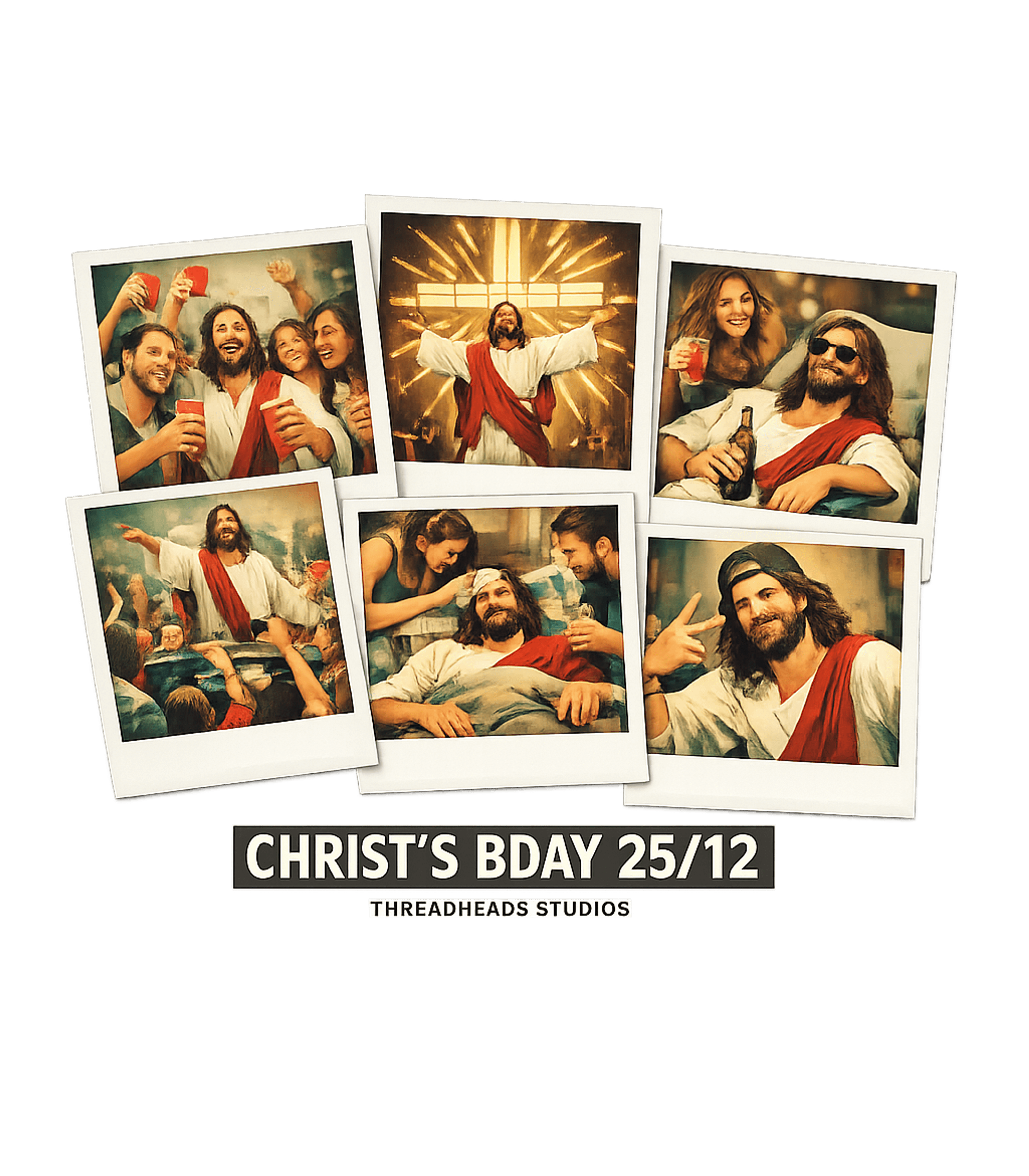 Christ's Bday Bash Church Humor Premium T-Shirt featuring Celebrate Christmas with a twist! This fun graphic features – designed by Geoff Brown @ SunFrog Christ's Bday Bash Church Humor Premium T-Shirt featuring Celebrate Christmas with a twist! This fun graphic features – designed by Geoff Brown @ SunFrog