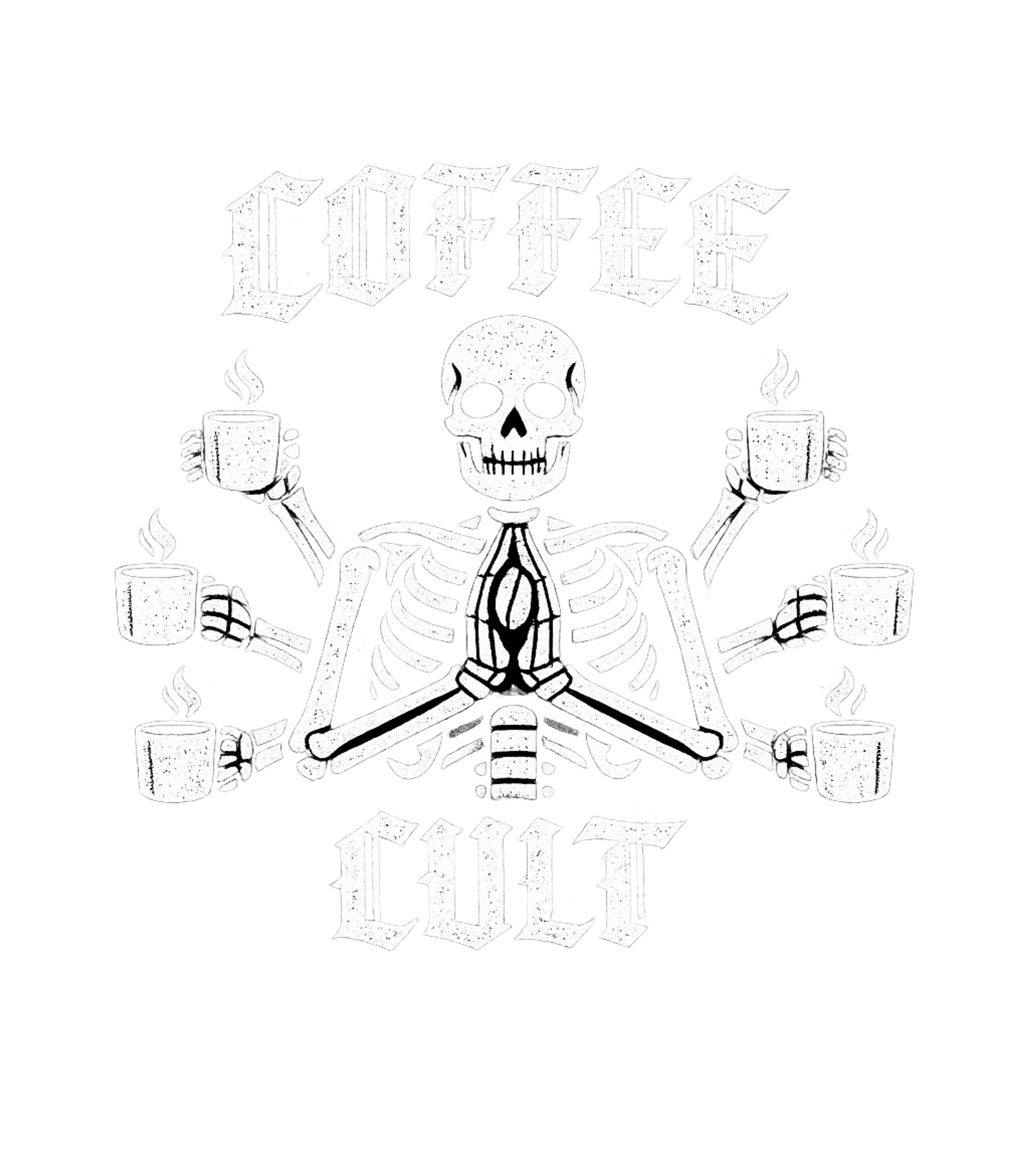 Coffee Cult Skeleton Sarcasm Premium T-Shirt featuring Embrace your devotion to caffeine with this unique graphic f – designed by Geoff Brown @ SunFrog Coffee Cult Skeleton Sarcasm Premium T-Shirt featuring Embrace your devotion to caffeine with this unique graphic f – designed by Geoff Brown @ SunFrog