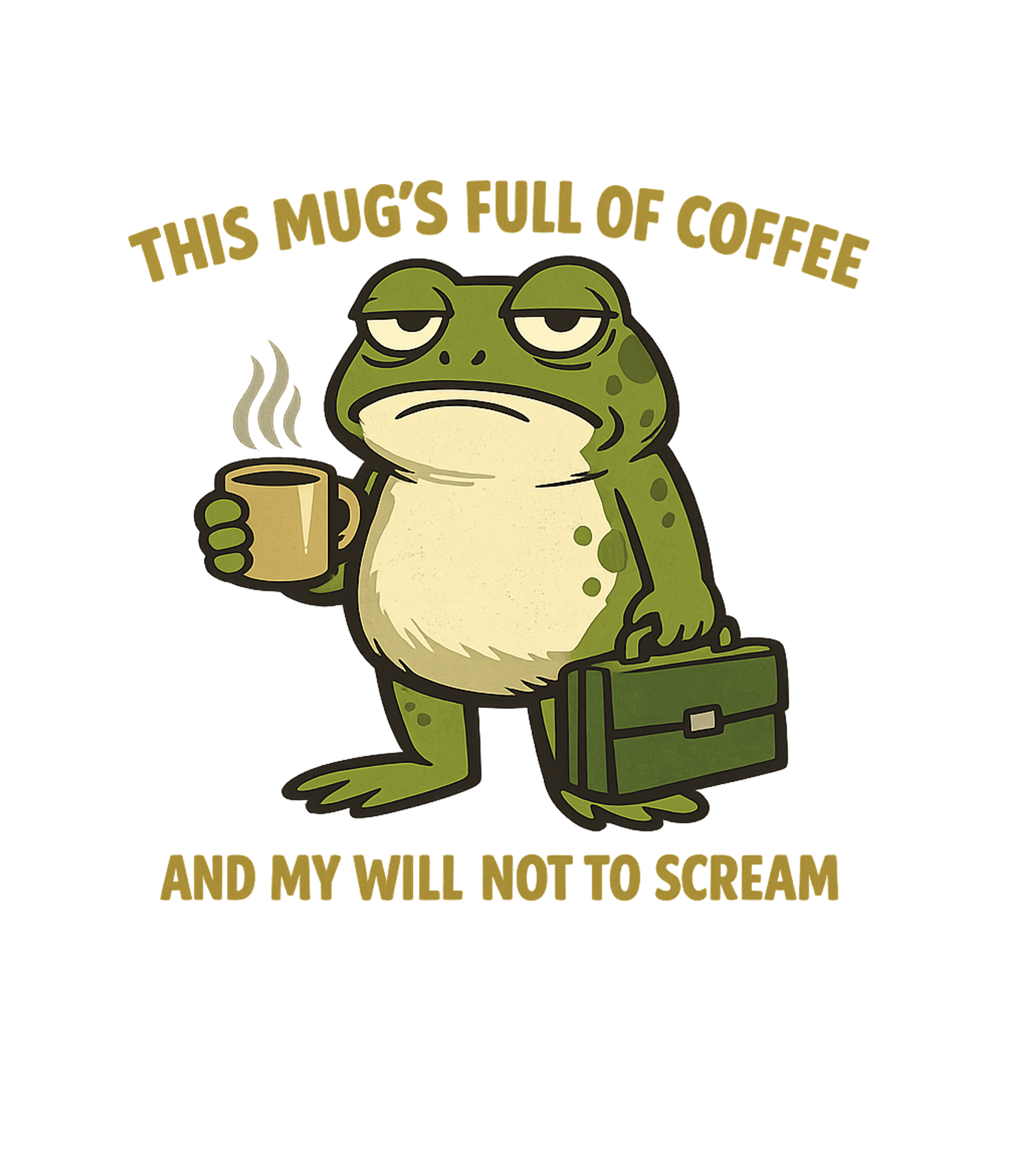 Coffee Will Not Scream Work / Office Humor Crewneck Sweatshirt featuring Start your day with a chuckle thanks to this sarcastic desig – designed by Geoff Brown @ SunFrog Coffee Will Not Scream Work / Office Humor Crewneck Sweatshirt featuring Start your day with a chuckle thanks to this sarcastic desig – designed by Geoff Brown @ SunFrog