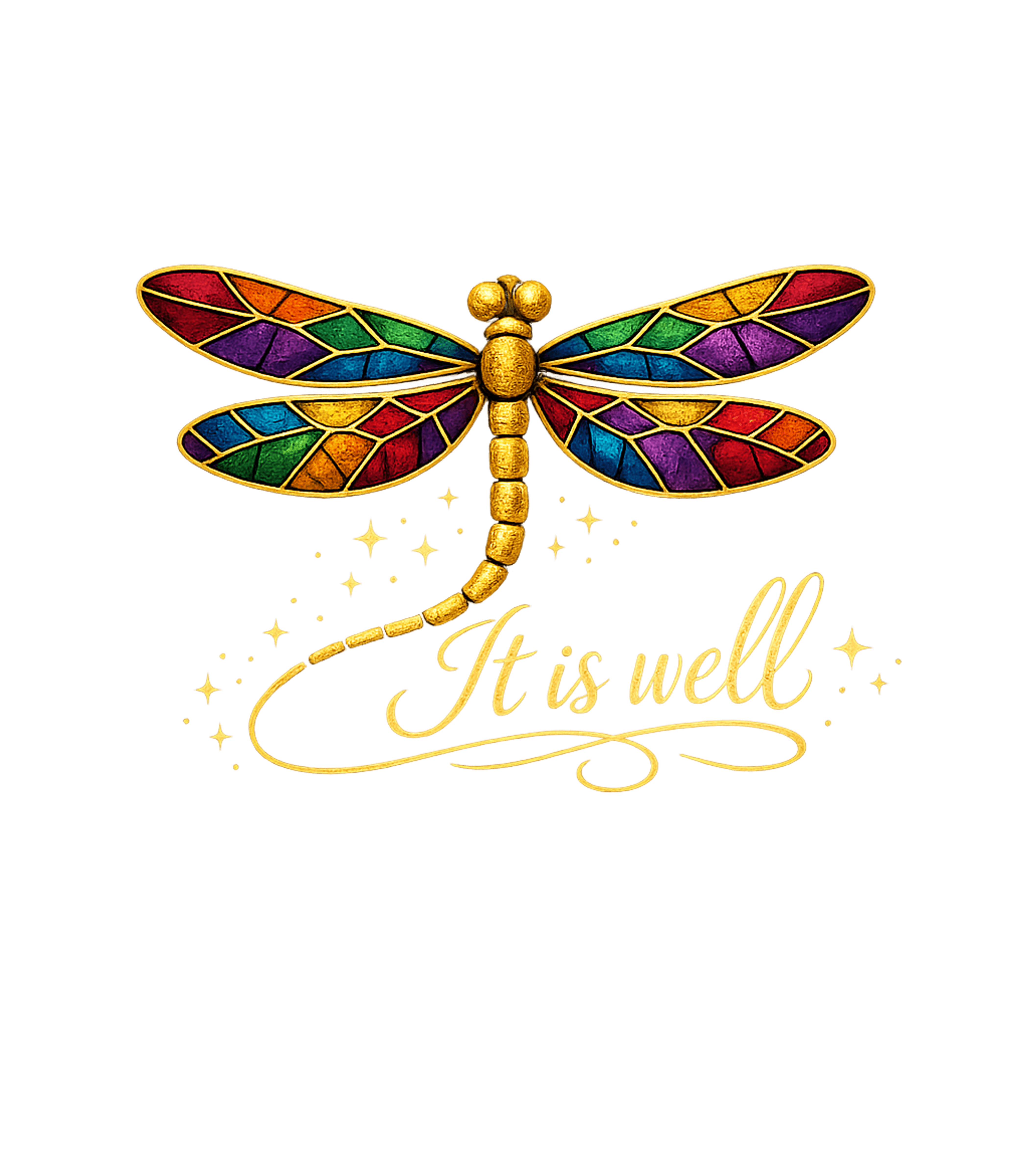 Colorful Dragonfly It Is Well Inspirational Messages Crewneck Sweatshirt featuring Embrace peace and positivity with this vibrant t-shirt featu – designed by Geoff Brown @ SunFrog Colorful Dragonfly It Is Well Inspirational Messages Crewneck Sweatshirt featuring Embrace peace and positivity with this vibrant t-shirt featu – designed by Geoff Brown @ SunFrog