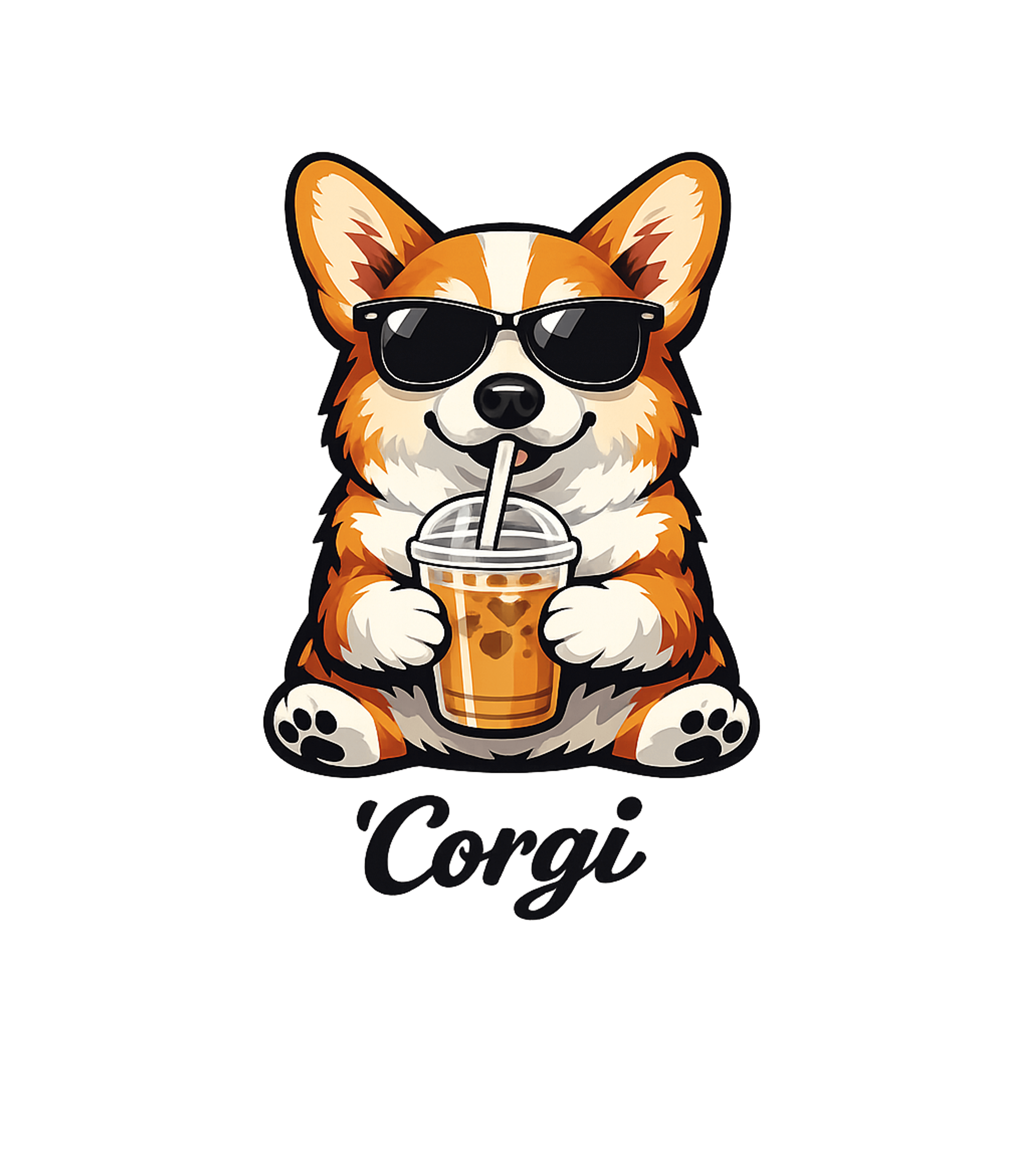 Cool Corgi Boba Dogs Premium T-Shirt featuring This adorable graphic features a cool corgi wearing stylish – designed by Geoff Brown @ SunFrog Cool Corgi Boba Dogs Premium T-Shirt featuring This adorable graphic features a cool corgi wearing stylish – designed by Geoff Brown @ SunFrog