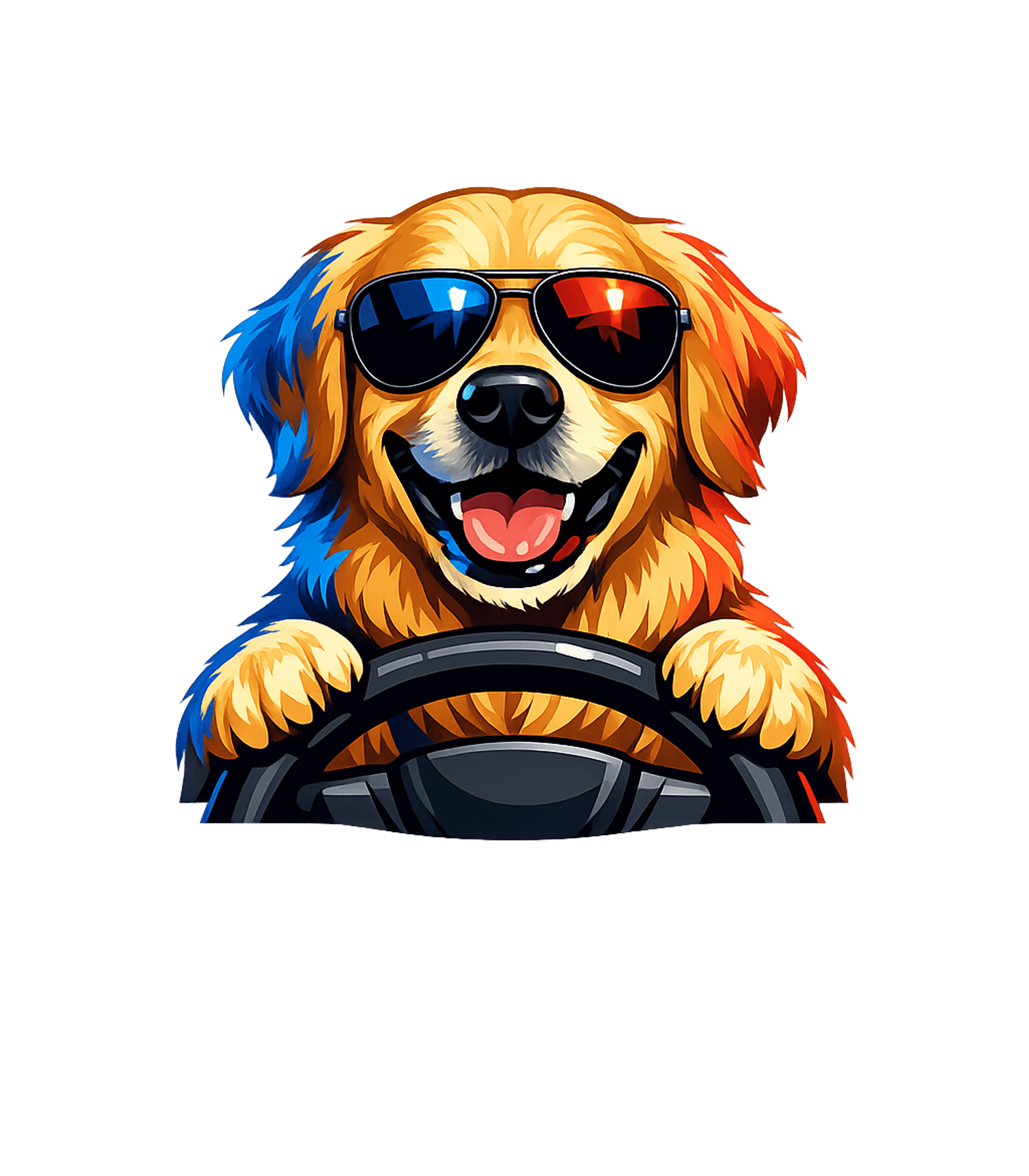 Cool Golden Retriever Driver Dogs Hooded Sweatshirt featuring This vibrant graphic features a cool golden retriever happil – designed by Geoff Brown @ SunFrog Cool Golden Retriever Driver Dogs Hooded Sweatshirt featuring This vibrant graphic features a cool golden retriever happil – designed by Geoff Brown @ SunFrog