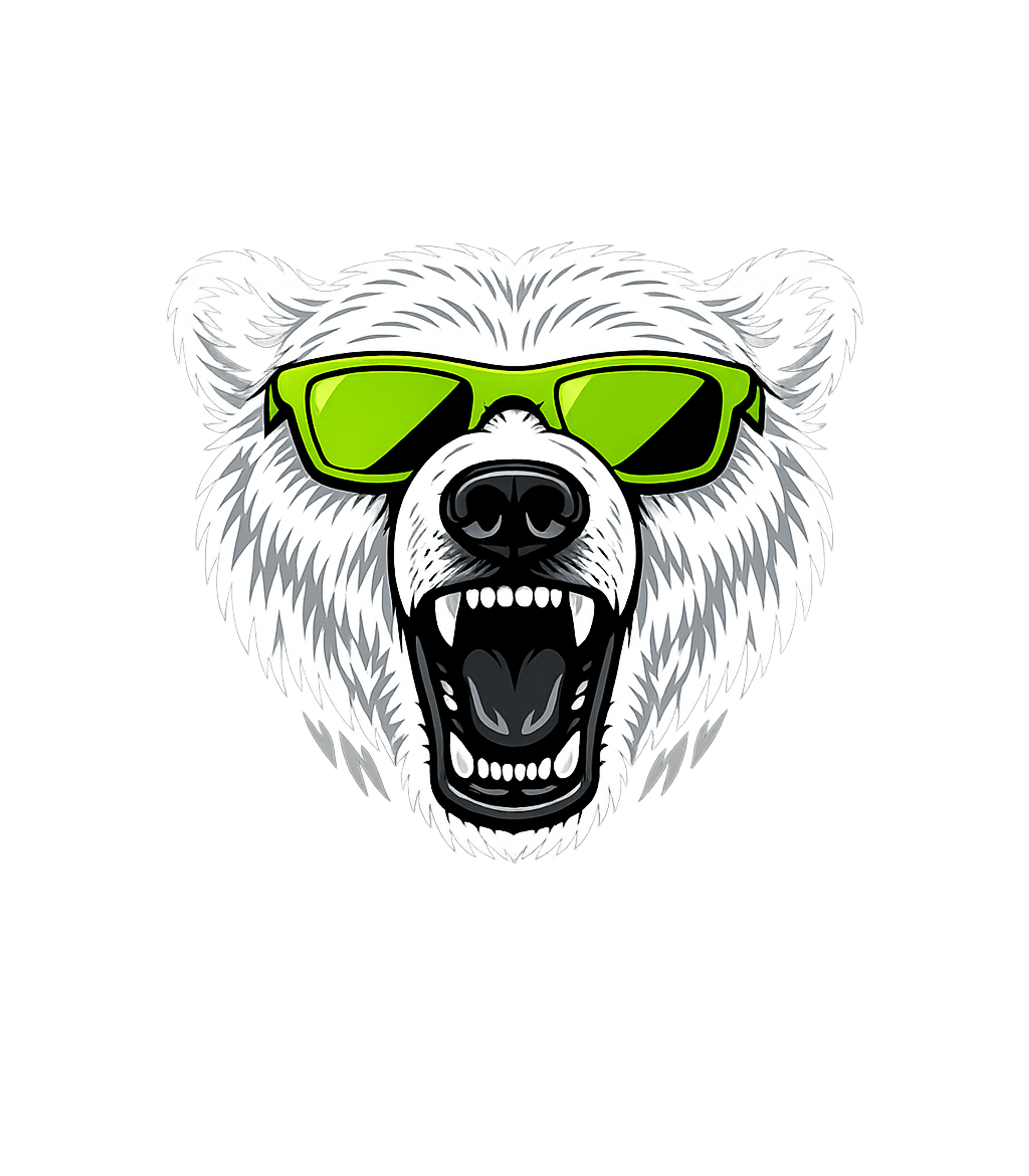 Cool Polar Bear Roar Wildlife Premium T-Shirt featuring This striking graphic features a roaring polar bear sporting – designed by Geoff Brown @ SunFrog Cool Polar Bear Roar Wildlife Premium T-Shirt featuring This striking graphic features a roaring polar bear sporting – designed by Geoff Brown @ SunFrog
