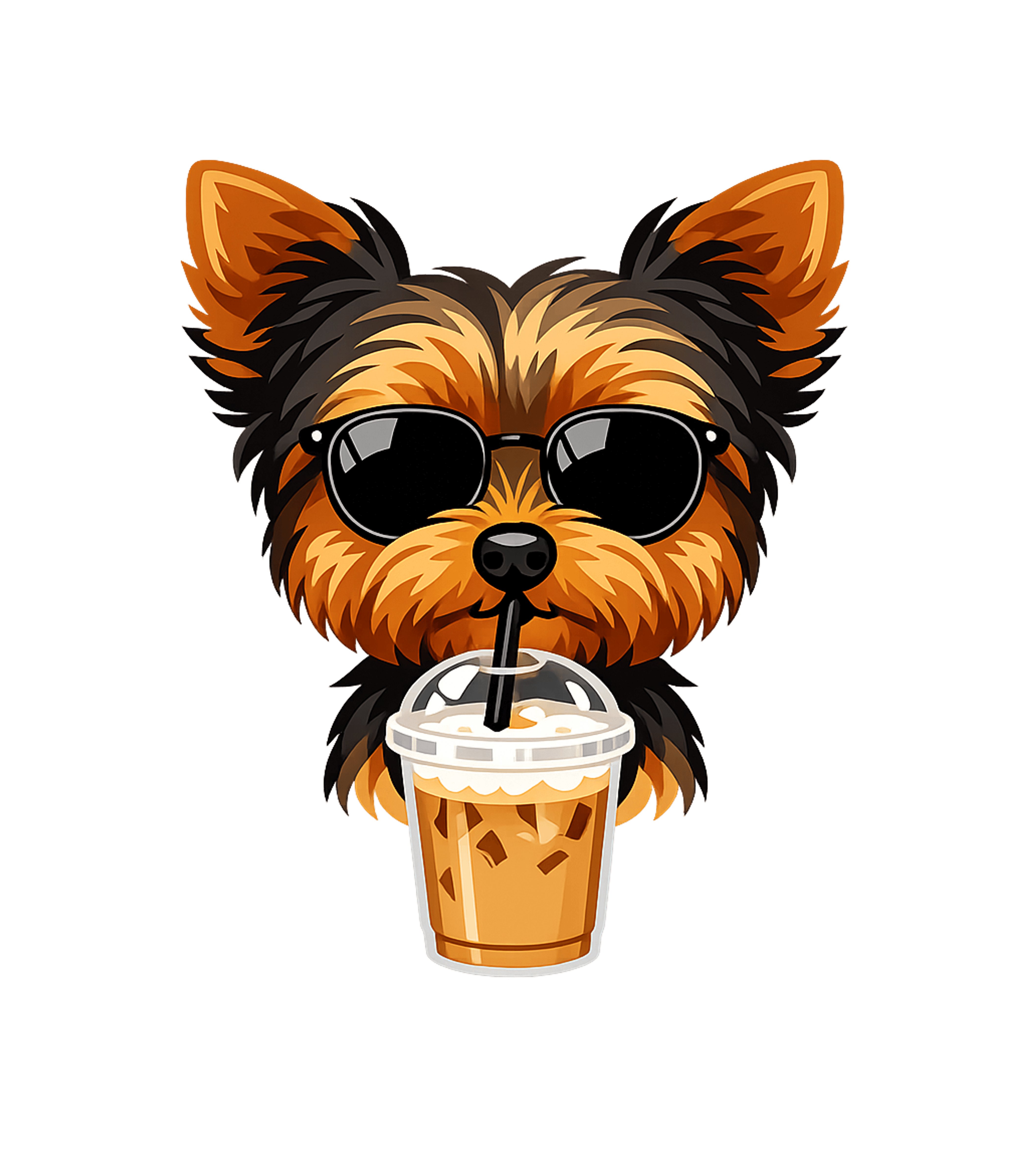 Cool Yorkie Iced Coffee Dogs Crewneck Sweatshirt featuring Show off your love for cute dogs and refreshing drinks with – designed by Geoff Brown @ SunFrog Cool Yorkie Iced Coffee Dogs Crewneck Sweatshirt featuring Show off your love for cute dogs and refreshing drinks with – designed by Geoff Brown @ SunFrog