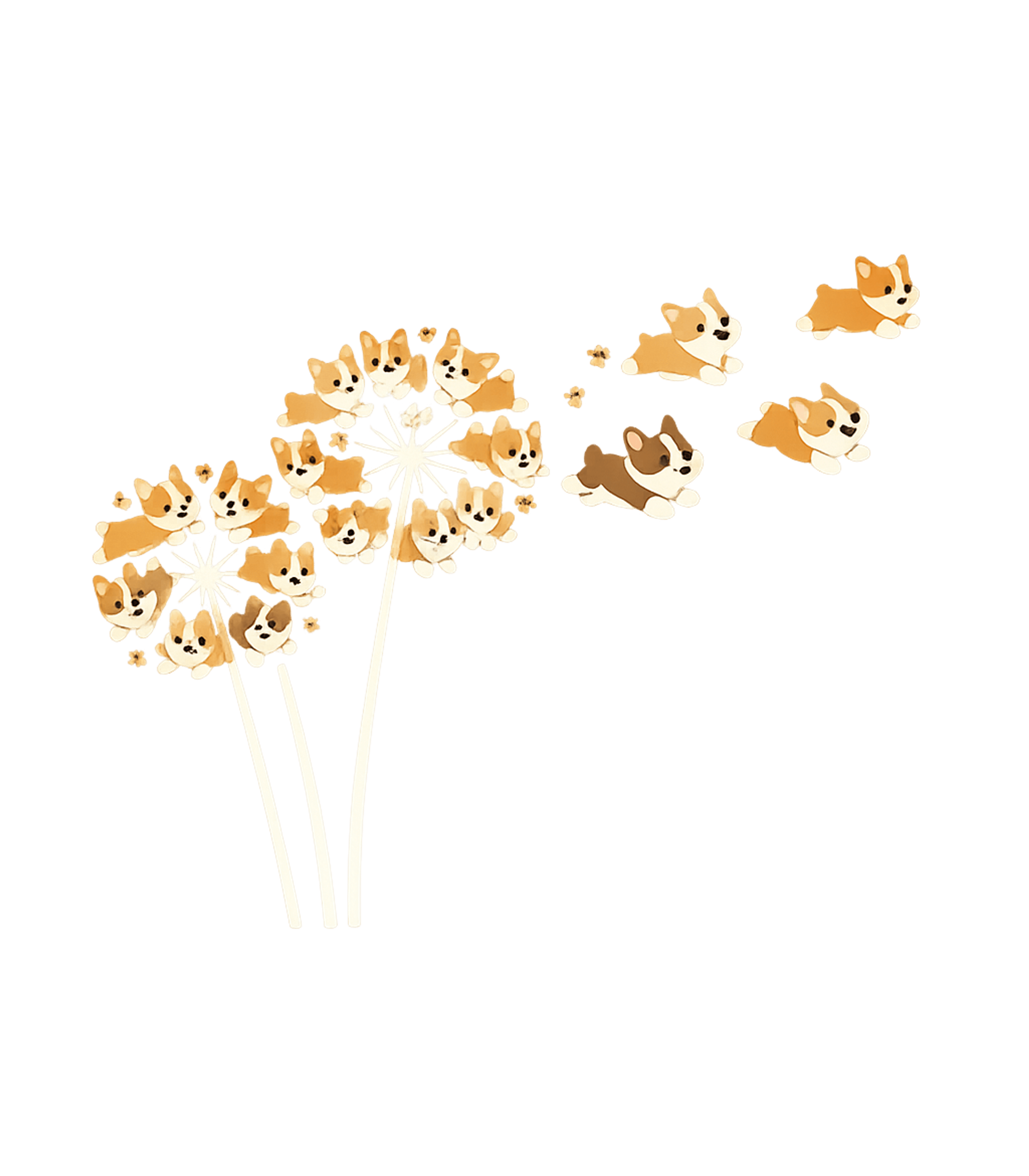 Corgi Dandelion Wish Dogs Crewneck Sweatshirt featuring This whimsical design features adorable corgis as dandelion – designed by Geoff Brown @ SunFrog Corgi Dandelion Wish Dogs Crewneck Sweatshirt featuring This whimsical design features adorable corgis as dandelion – designed by Geoff Brown @ SunFrog