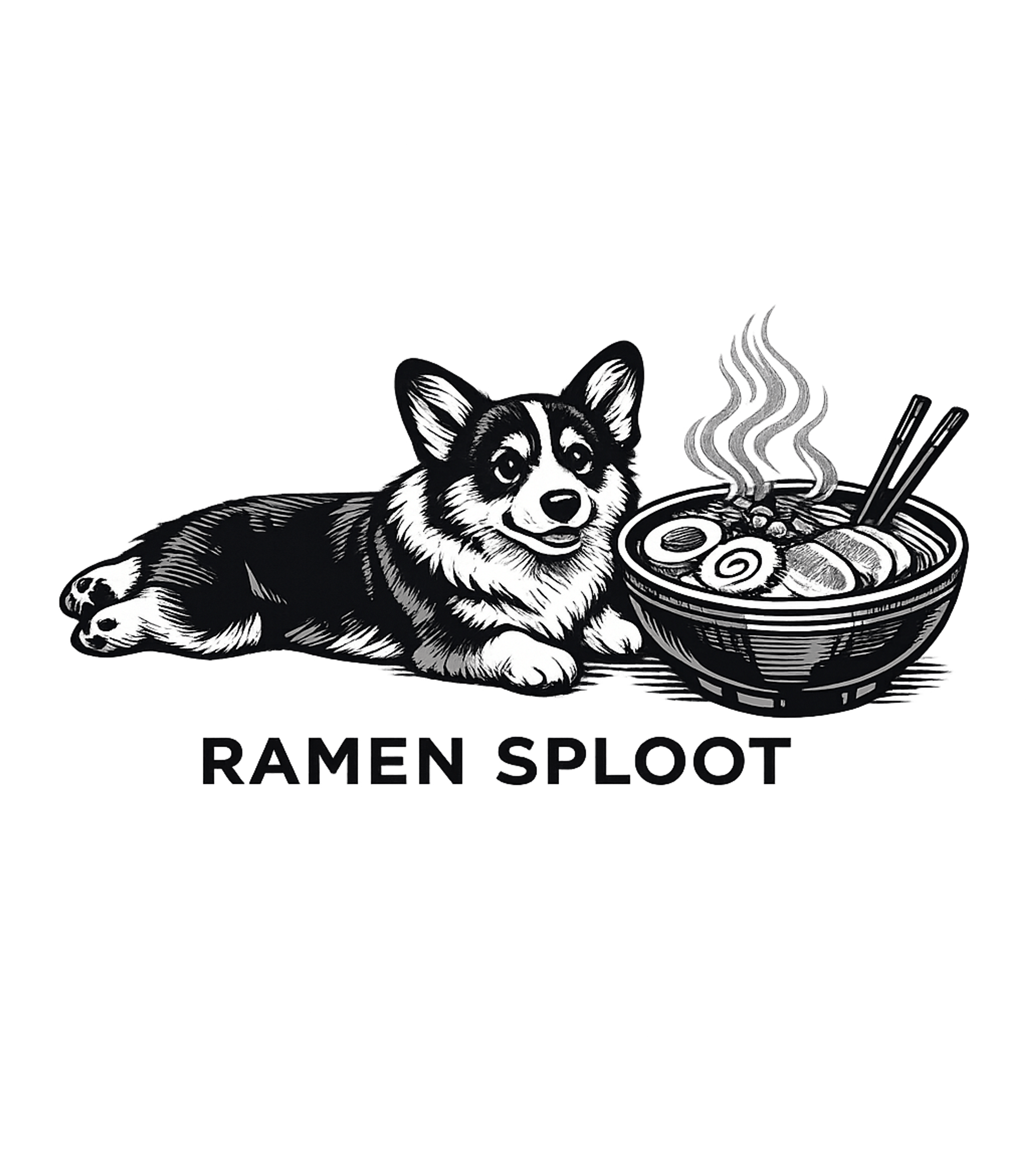 Corgi Ramen Sploot Dogs Crewneck Sweatshirt featuring Celebrate your love for corgis and delicious ramen with this – designed by Geoff Brown @ SunFrog Corgi Ramen Sploot Dogs Crewneck Sweatshirt featuring Celebrate your love for corgis and delicious ramen with this – designed by Geoff Brown @ SunFrog