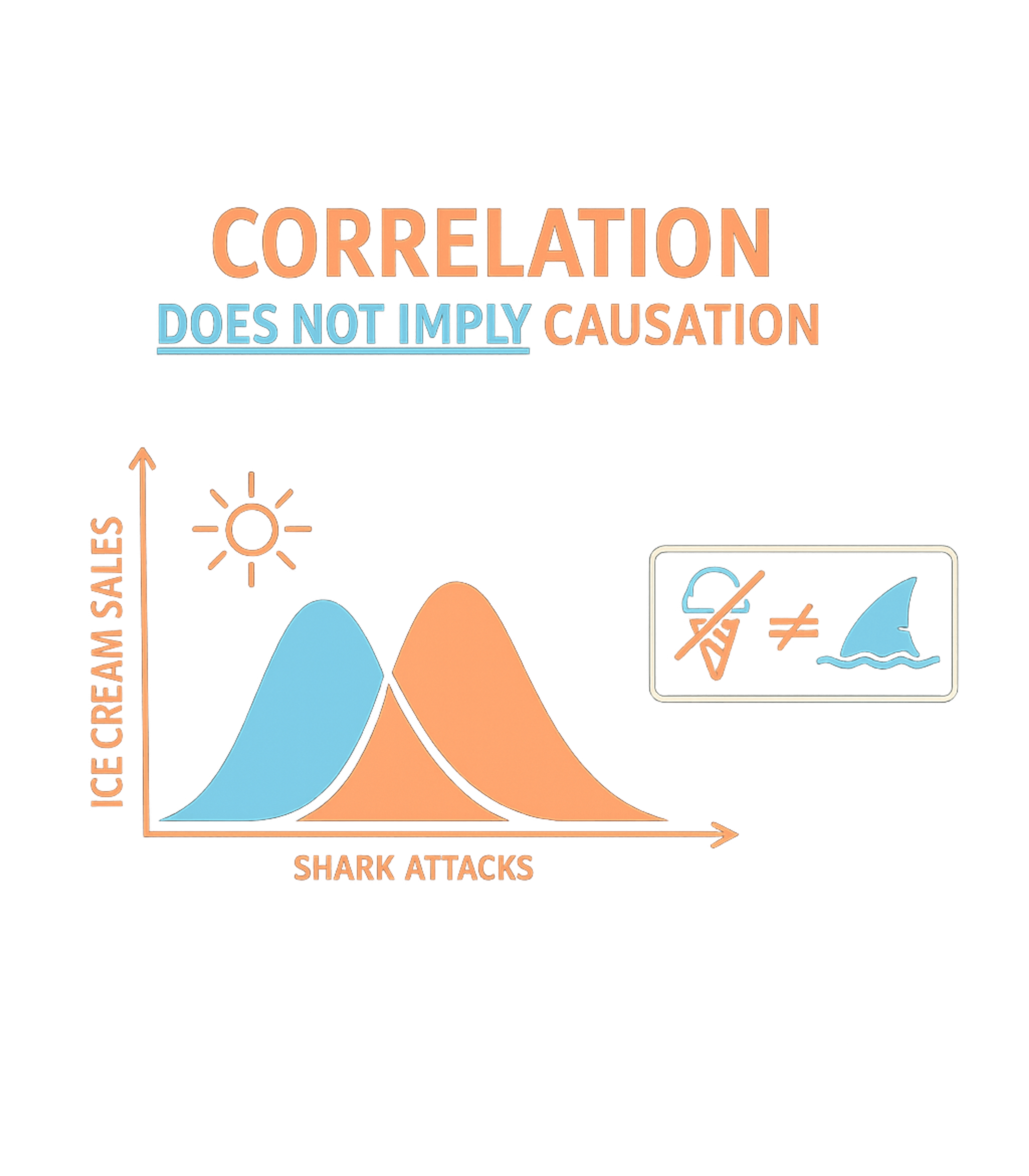 Correlation Causation Humor Meme Humor Crewneck Sweatshirt featuring This clever graphic tee illustrates the important statistica – designed by Geoff Brown @ SunFrog Correlation Causation Humor Meme Humor Crewneck Sweatshirt featuring This clever graphic tee illustrates the important statistica – designed by Geoff Brown @ SunFrog