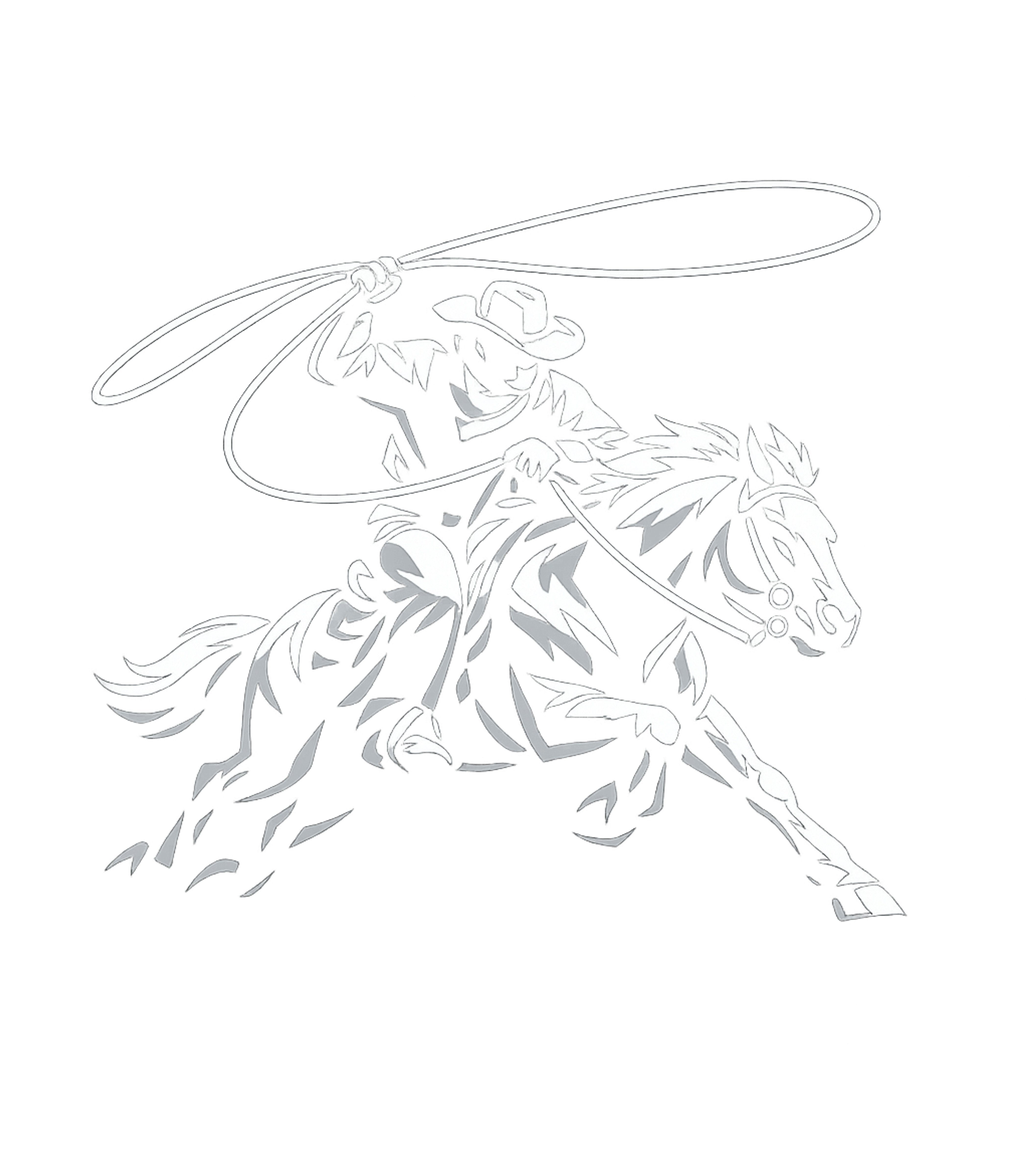 Cowboy Lasso Rider Horses Premium T-Shirt featuring Dynamic black and white graphic featuring a cowboy on a gall – designed by Geoff Brown @ SunFrog Cowboy Lasso Rider Horses Premium T-Shirt featuring Dynamic black and white graphic featuring a cowboy on a gall – designed by Geoff Brown @ SunFrog