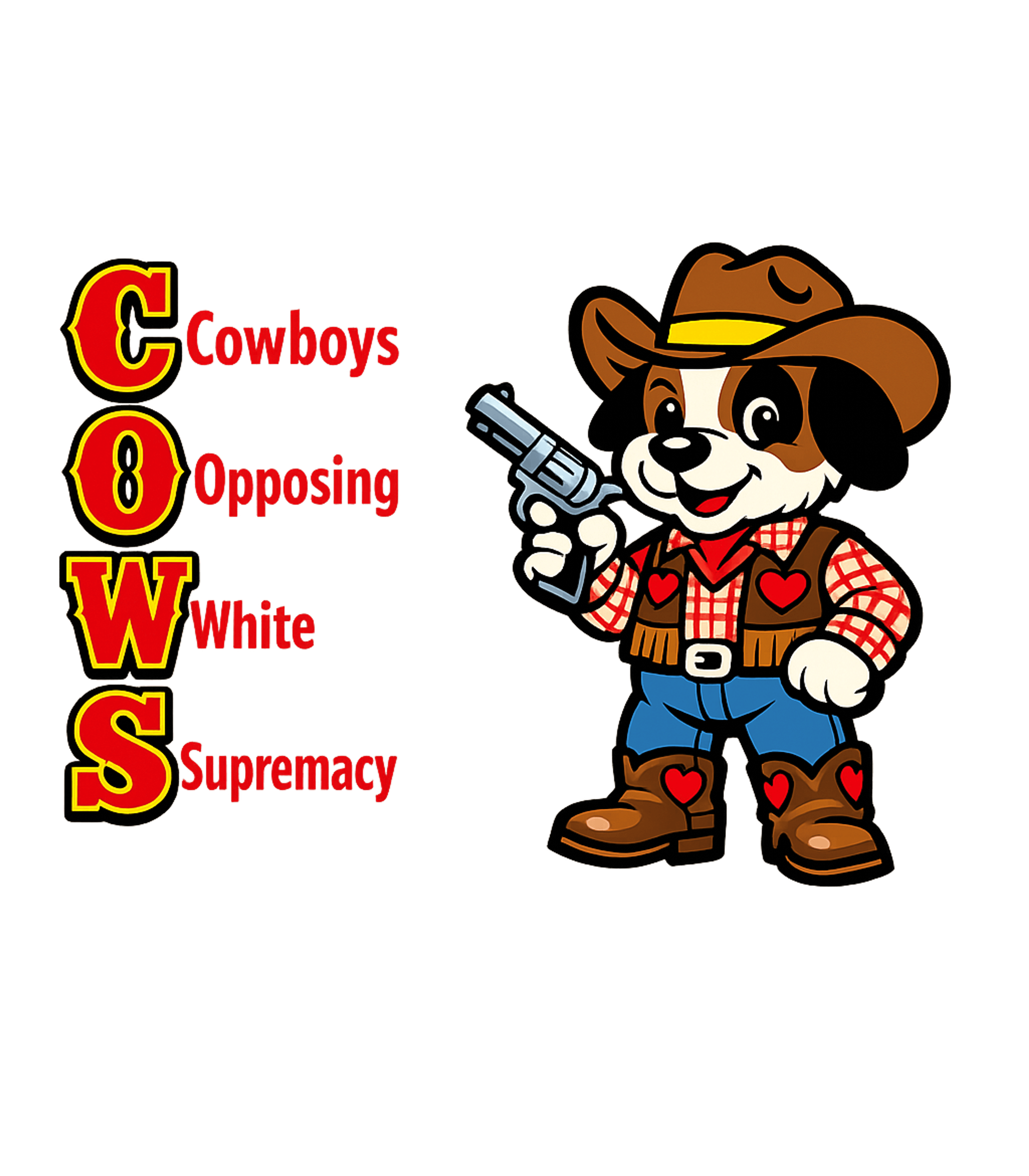 Cowboys Opposing Supremacy Freedom / Constitution Crewneck Sweatshirt featuring This powerful graphic tee features a friendly cowboy dog, br – designed by Geoff Brown @ SunFrog Cowboys Opposing Supremacy Freedom / Constitution Crewneck Sweatshirt featuring This powerful graphic tee features a friendly cowboy dog, br – designed by Geoff Brown @ SunFrog